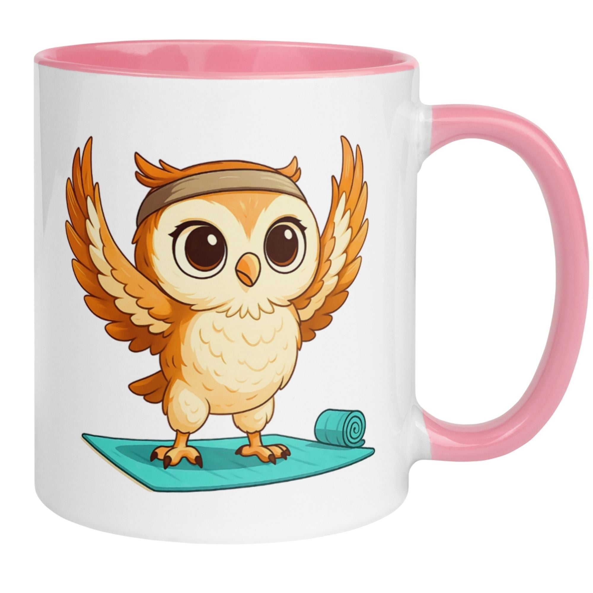 Momentals® Tasse | Eule & Illustration | Sportliche Yoga Eule