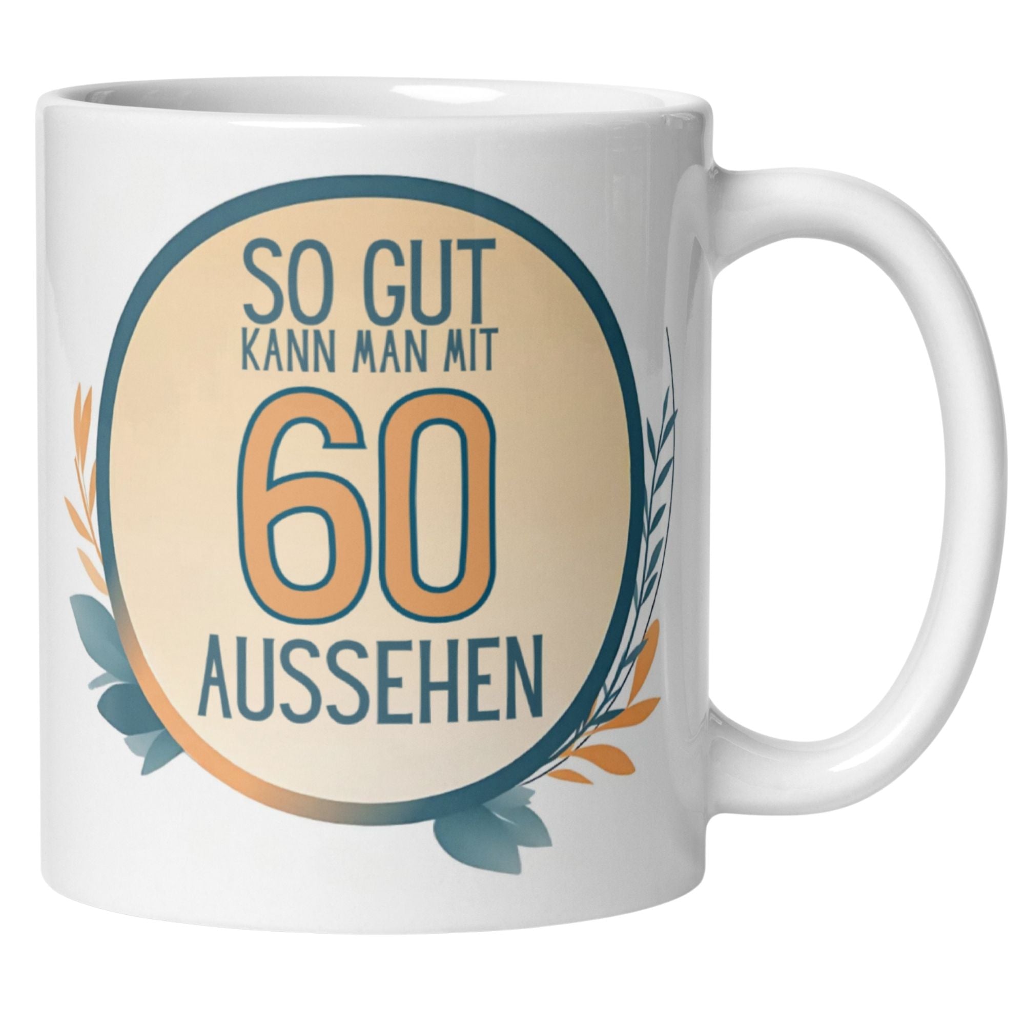 Momentals® Tasse 60. Geburtstag | Humorvoll & Spruch | So gut kann man mit 60 Aussehen • Momentals