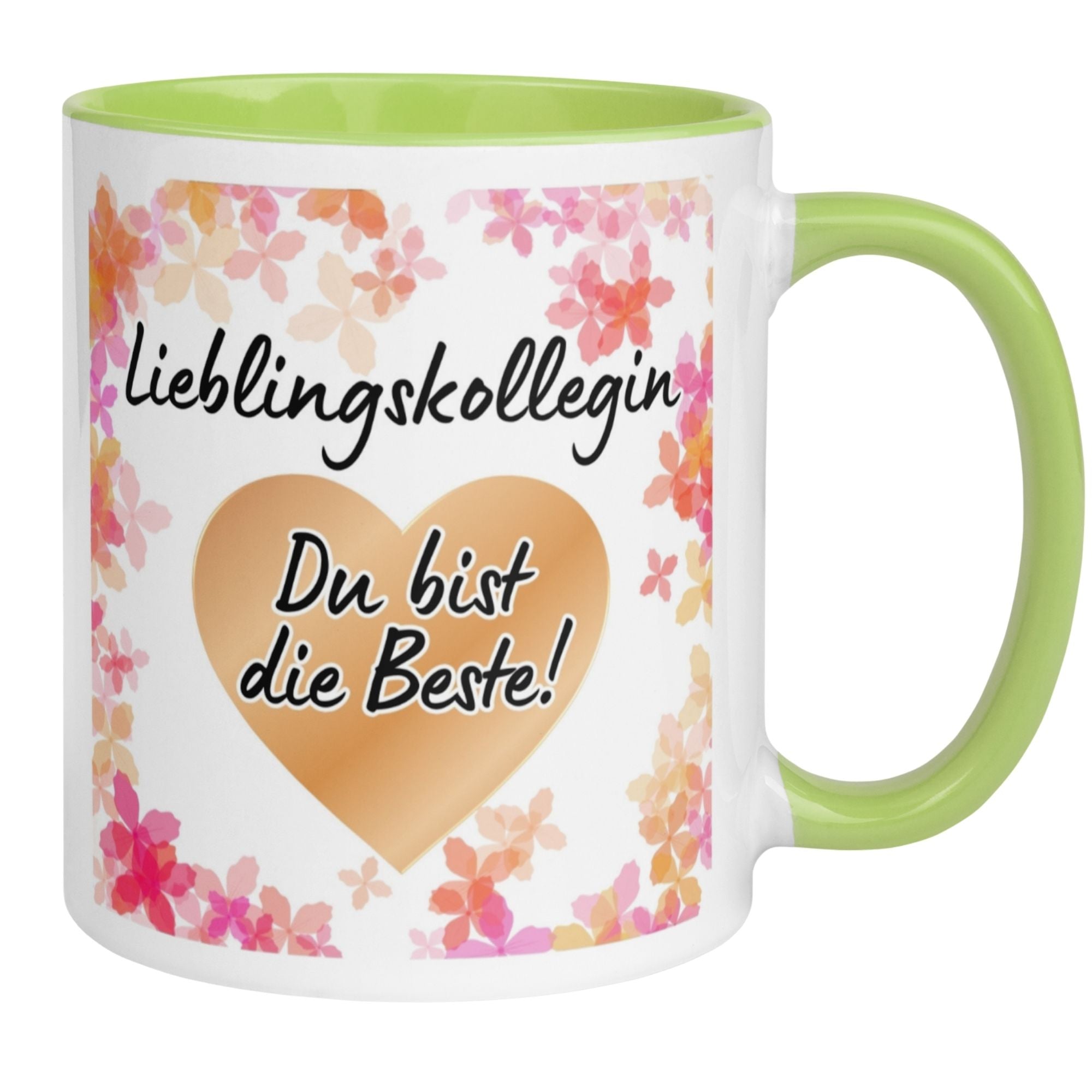 Momentals® Tasse Kollegin | Herz & Spruch | Lieblingskollegin - Du bist die Beste
