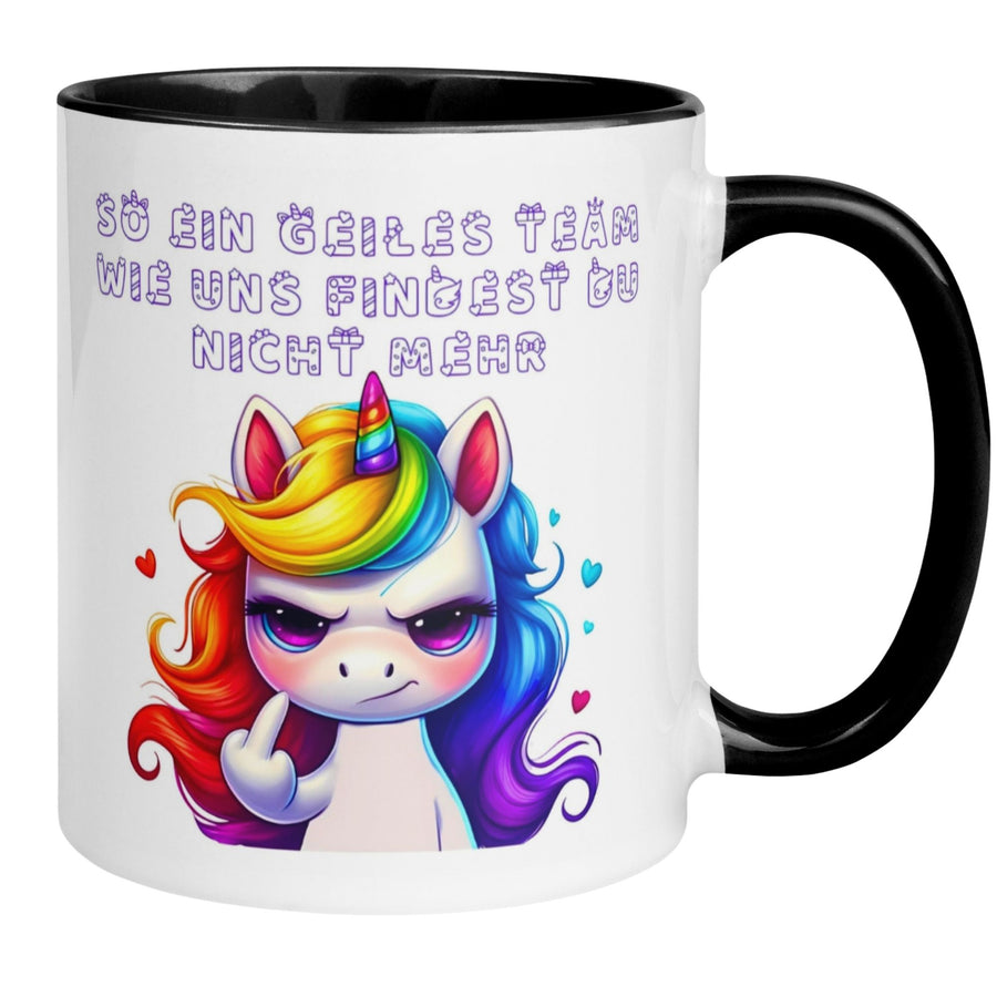 Tasse Abschied | Einhorn & Spruch | So ein geiles Team wie uns findest du nicht mehr