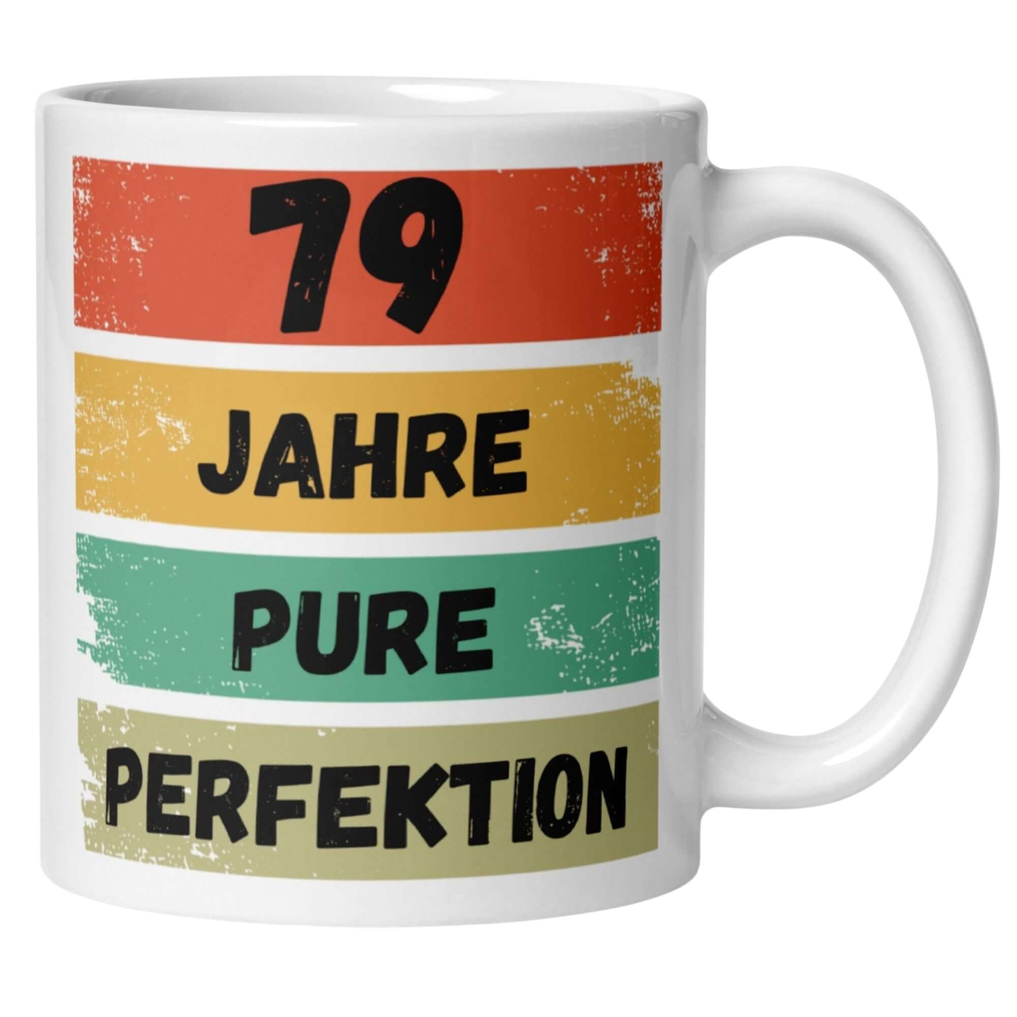 Momentals® Tasse 79. Geburtstag | Vintage & Spruch | 79 Jahre Pure Perfektion • Momentals