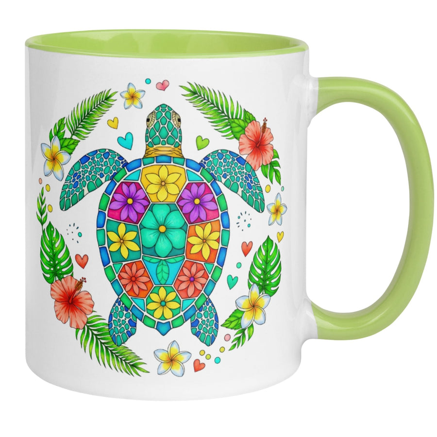 Schildkröte Tasse | Bunte Sommervibes im Schildkröten Feeling