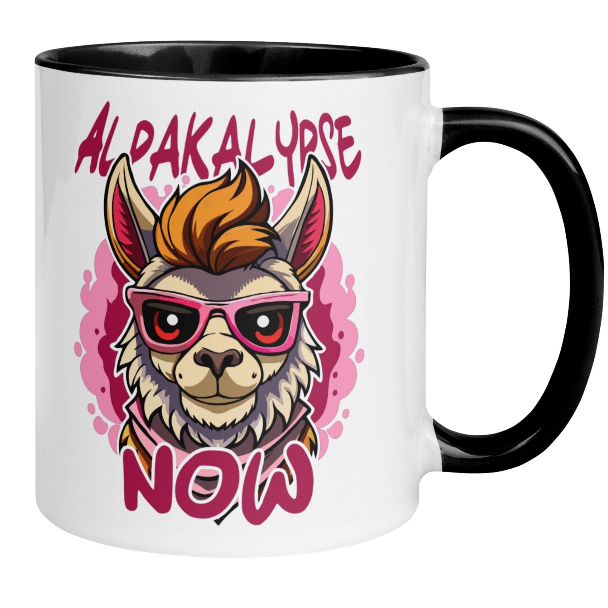 Tasse Alpaka – „Alpakalypse Now“ – lustiger Geschenk Becher