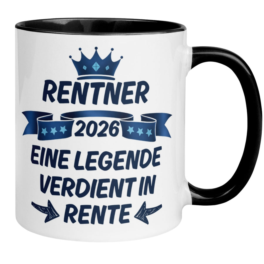 Rentner Tasse | Renter 2026 - Eine Legende verdient in Rente