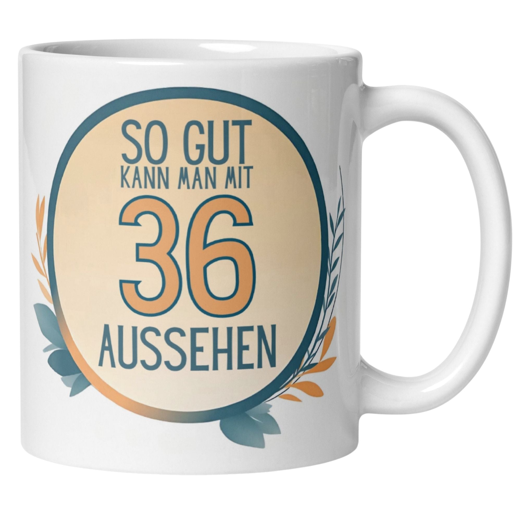 Momentals® Tasse 36. Geburtstag | Humorvoll & Spruch | So gut kann man mit 36 Aussehen • Momentals
