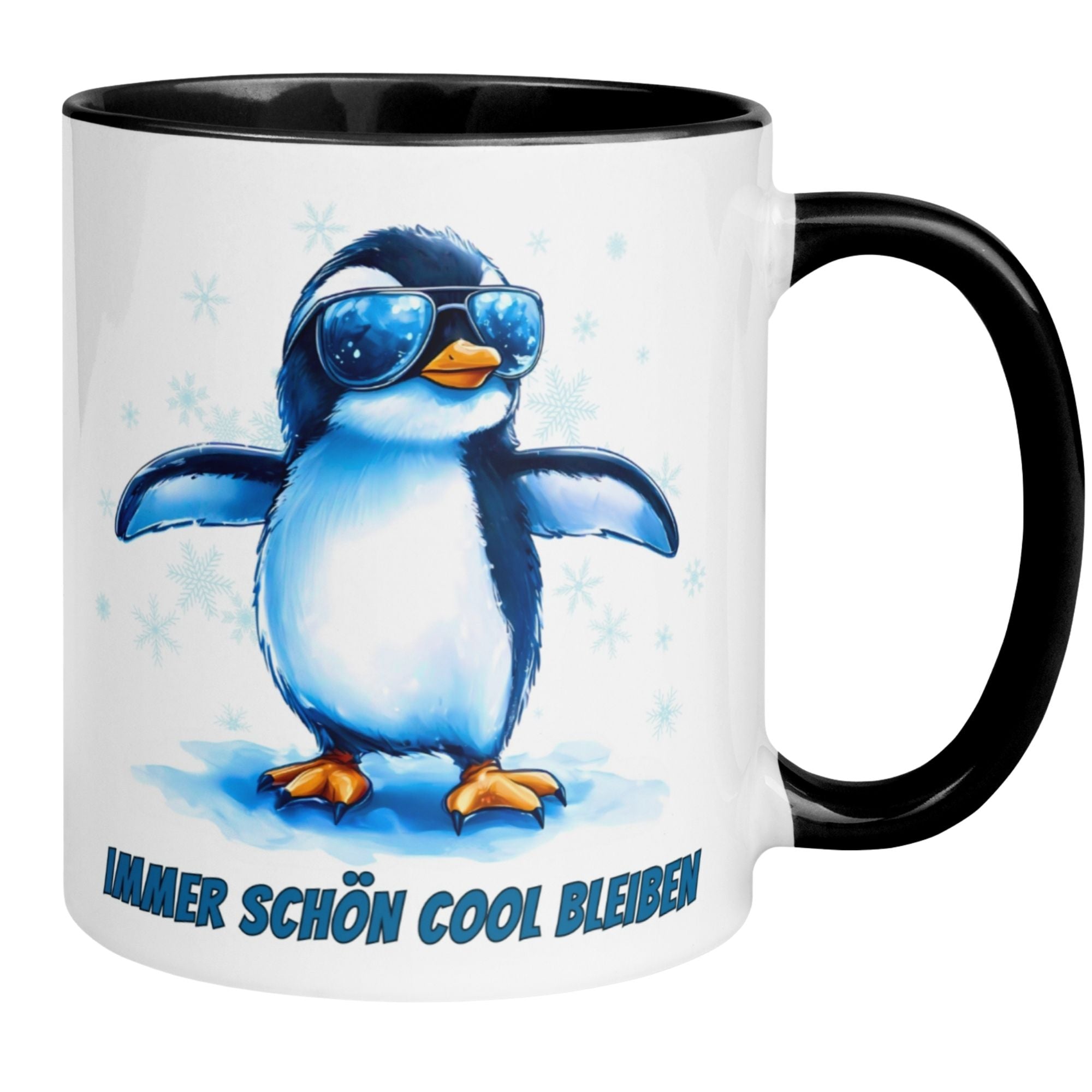 Tasse | Pinguin & Spruch | Immer schön cool bleiben