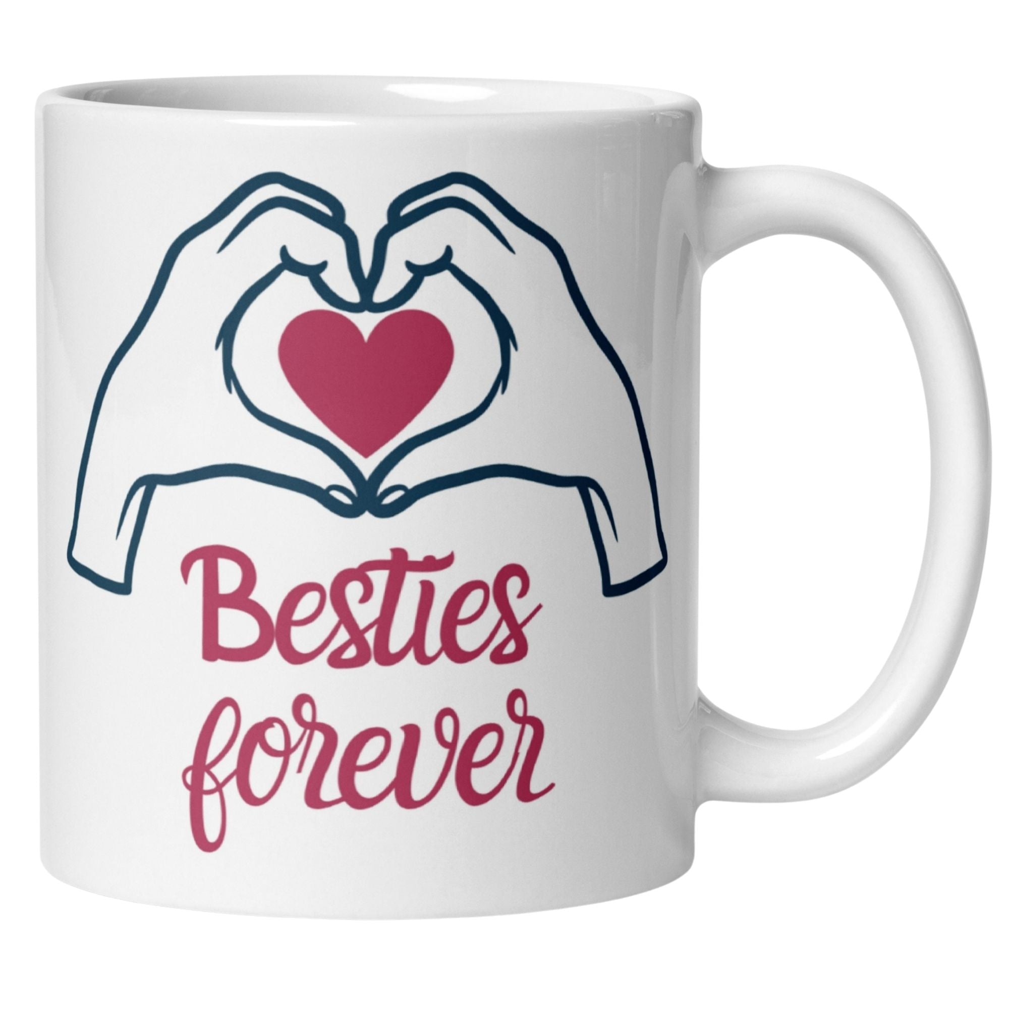 Momentals® Tasse | Freundschaft & Handherz | Besties Forever • Momentals
