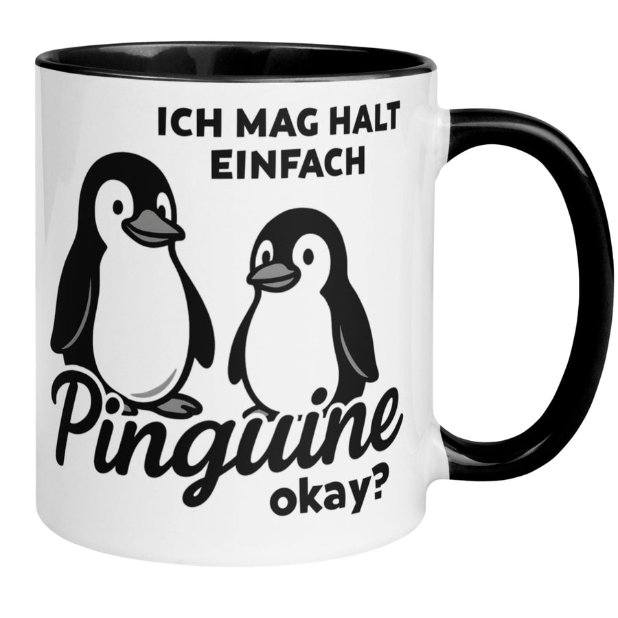 Pinguin Tasse | Ich mag halt einfach Pinguine - okay