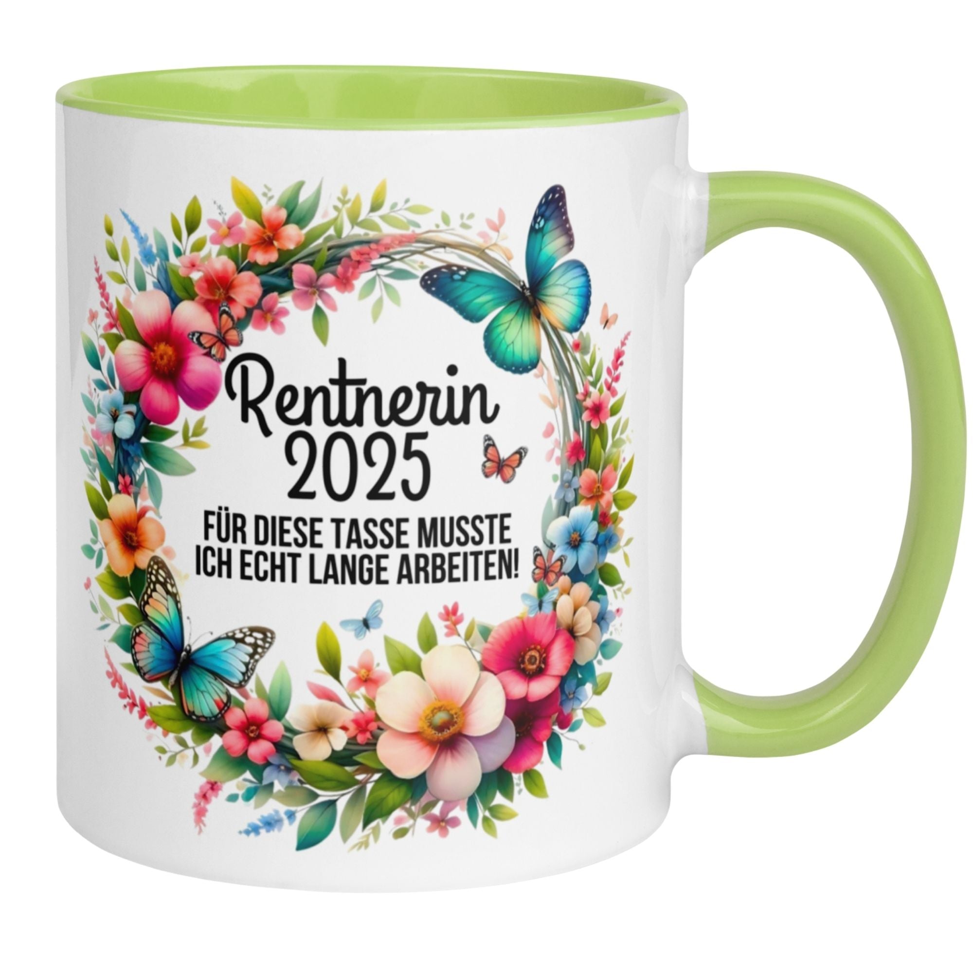 Tasse Rente | Rentnerin & Renteneintritt | Rentnerin 2025 -  Für die Tasse musste ich lange arbeiten