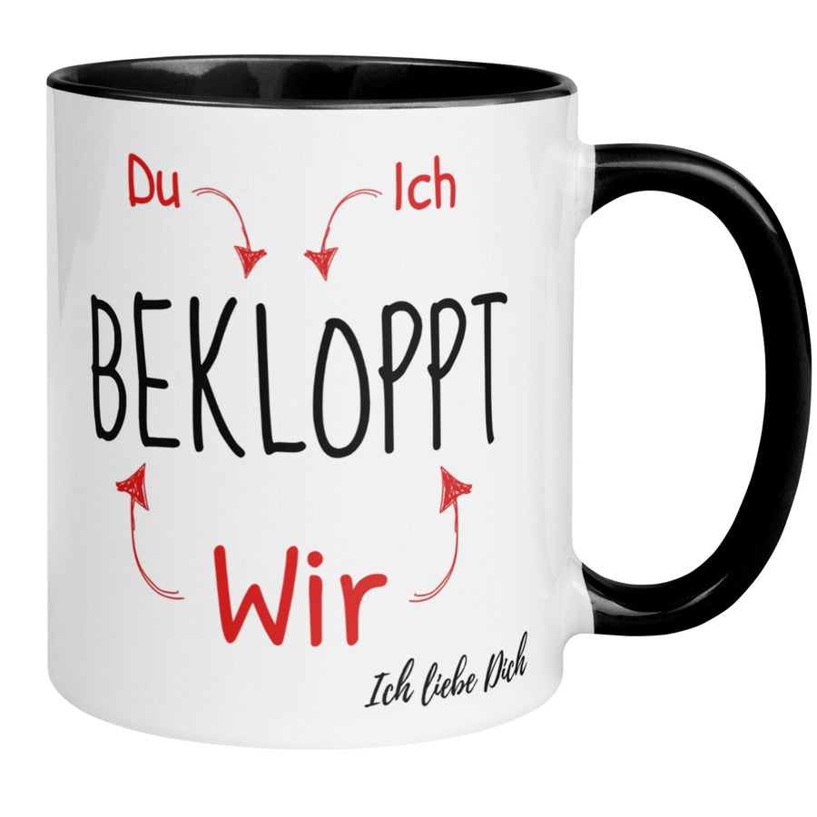 Liebes Tasse | Du Bekloppt - Ich Bekloppt - Wir Bekloppt