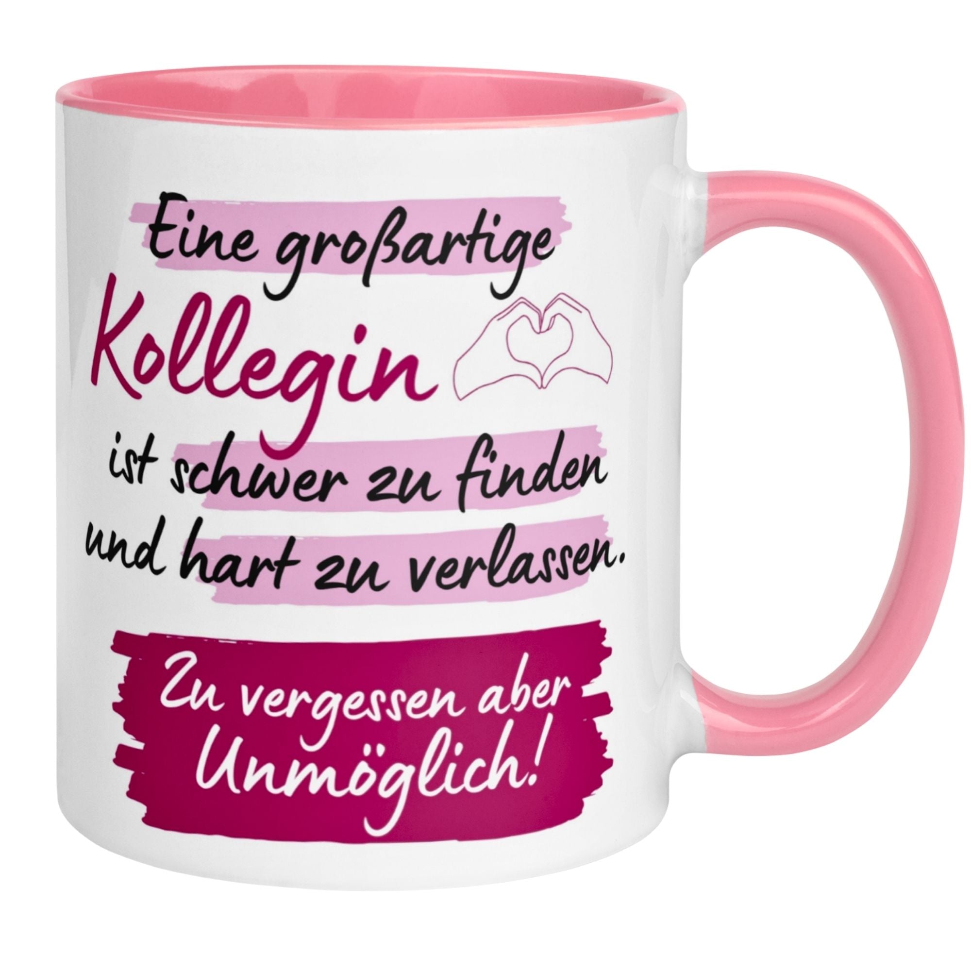 Tasse Kollegin – „Eine großartige Kollegin ist schwer zu finden“ – Abschiedsgeschenk