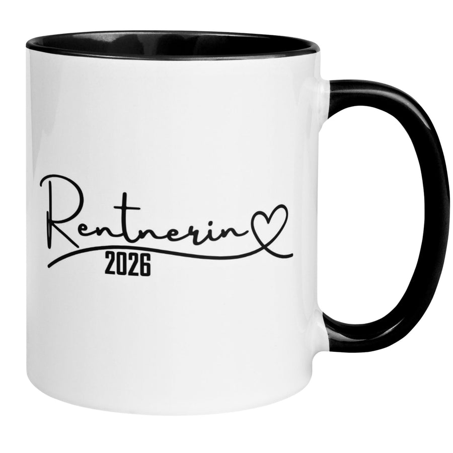 Tasse Rentnerin 2026 – „Rentnerin mit Herz“ – Geschenk Renteneintritt Frau