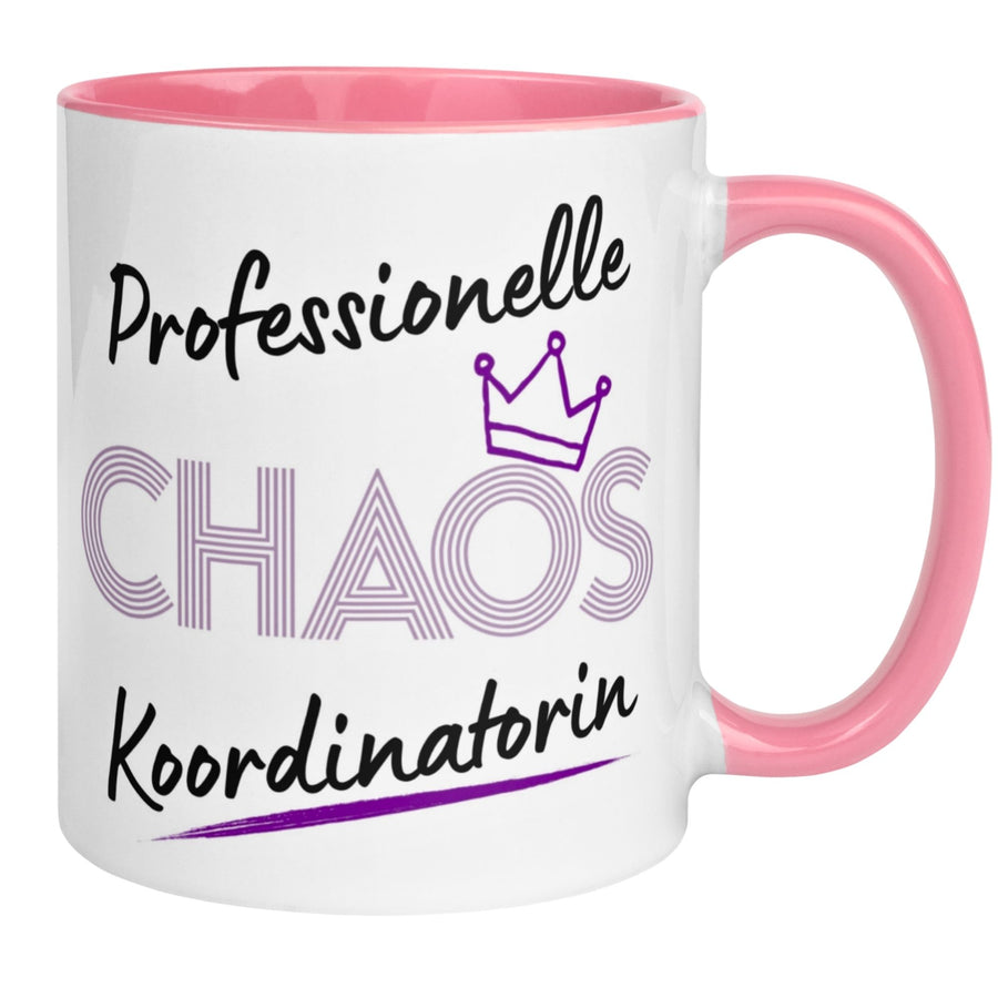 Tasse Chefin – „Professionelle Chaos Koordinatorin“ – Geschenk Becher Chefin