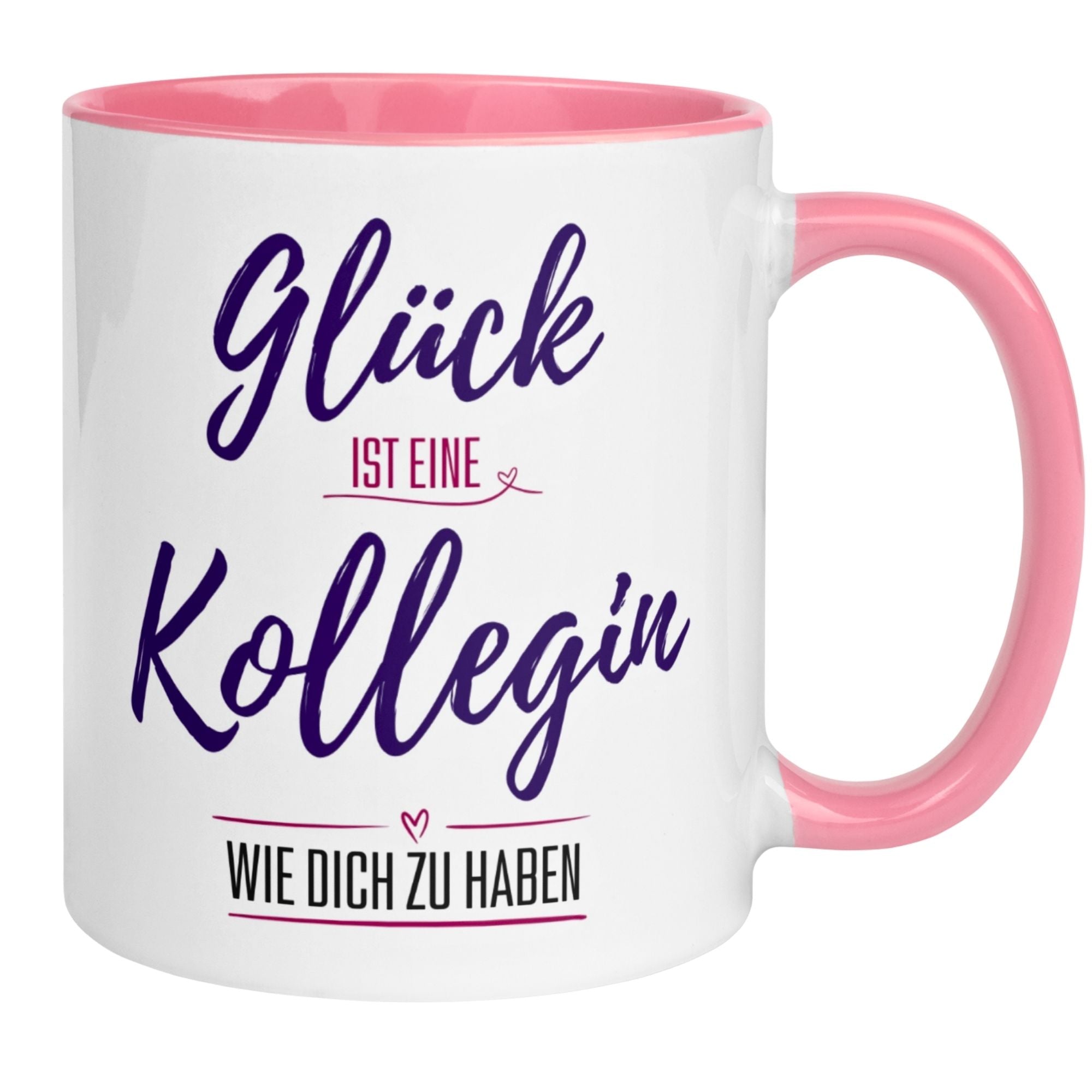 Tasse Kollegin – „Glück ist eine Kollegin wie Dich zu haben“ – Geschenk Beste Arbeitskollegin