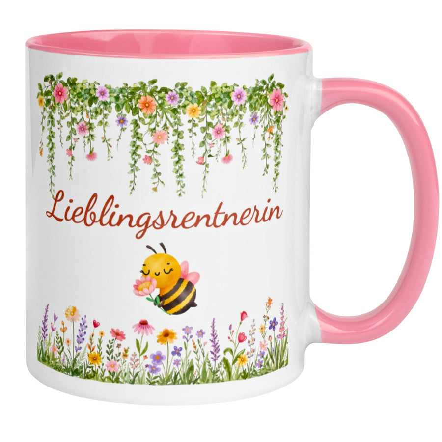Tasse Rente Frau – „Lieblingsrentnerin“ – Geschenk Rentnerin Renteneintritt