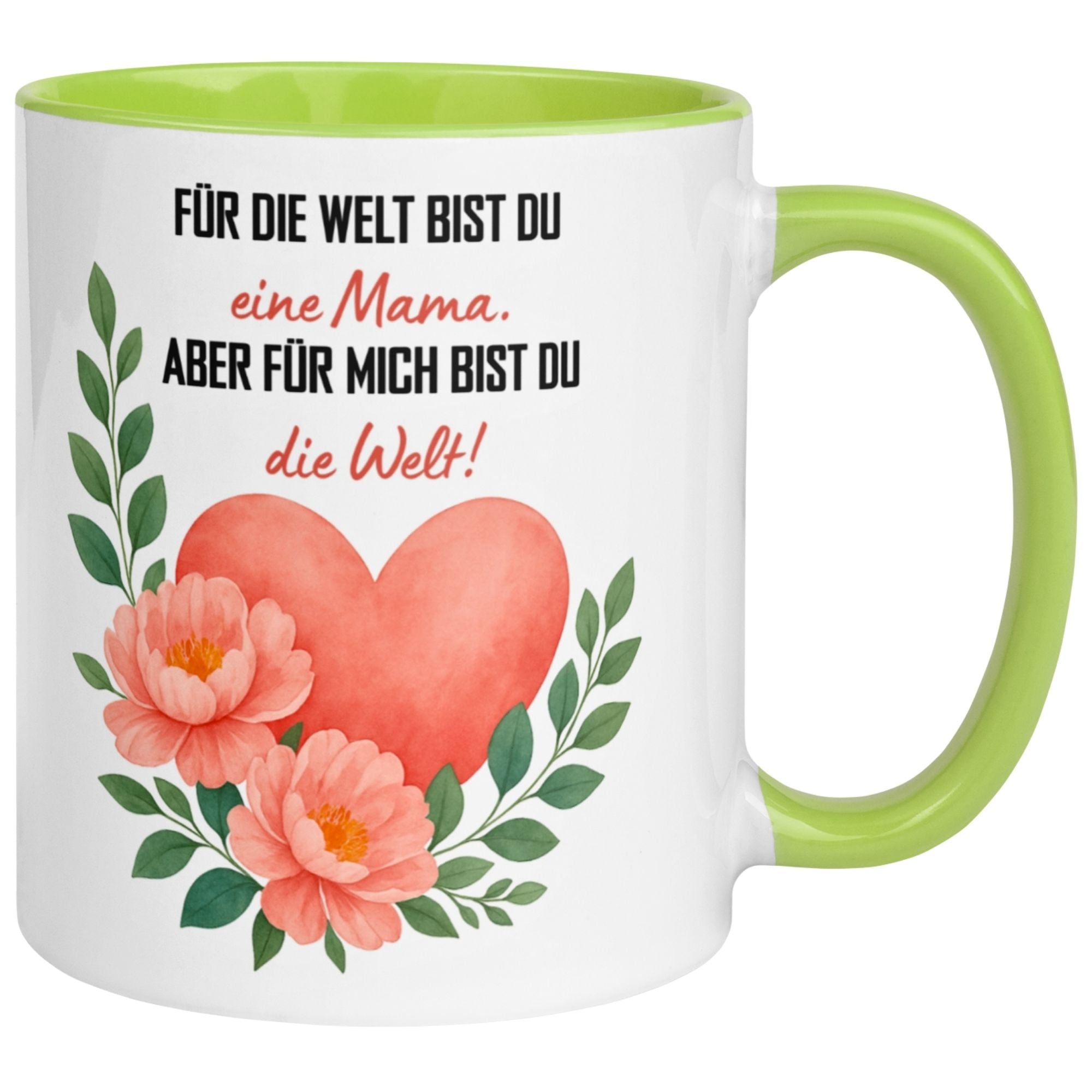 Tasse Mama – „Für mich bist du die Welt“ – Beste Mama Geschenk Becher Geburtstag