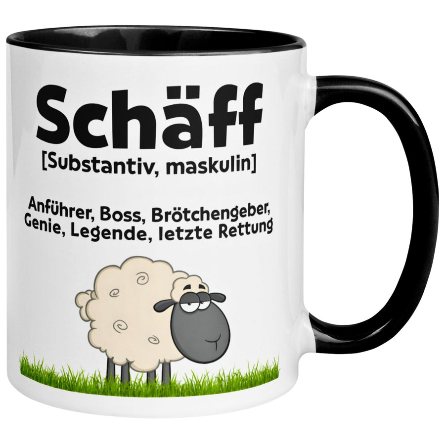 Tasse Chef – „Schäff – Brötchengeber und Problemlöser“ – Geschenk Bester Chef