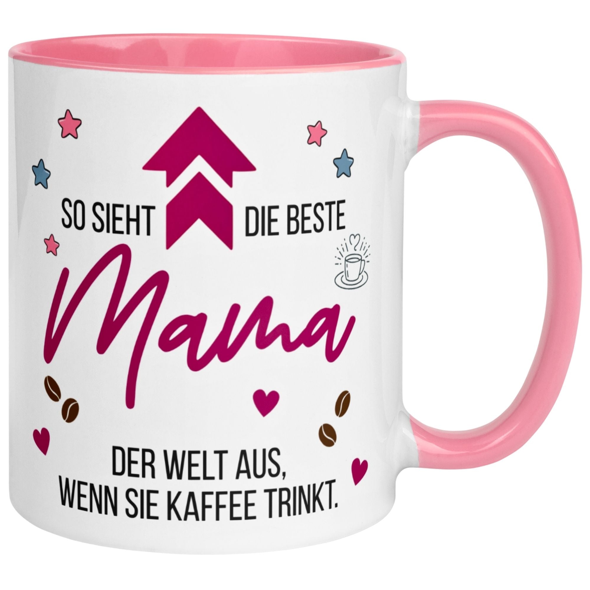 Tasse Mama – „So sieht die beste Mama der Welt aus“ – Geschenk Becher Muttertag