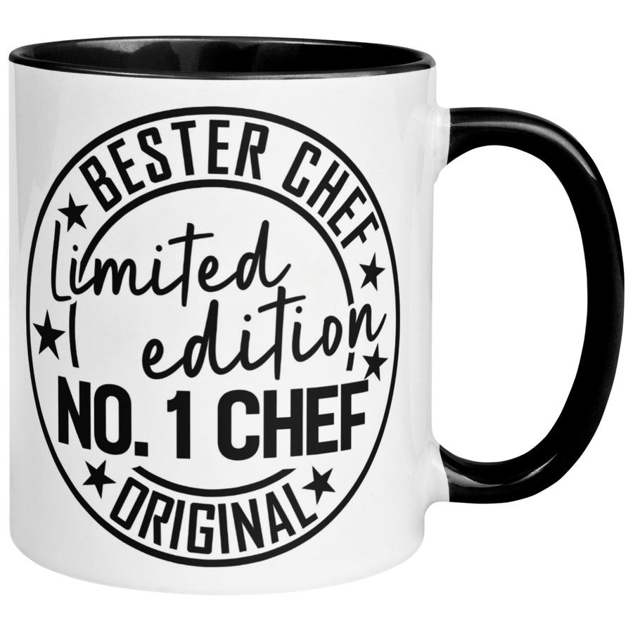Tasse Chef – „Limited Edition - No. 1 Chef“ – Geschenk Becher Bester Chef
