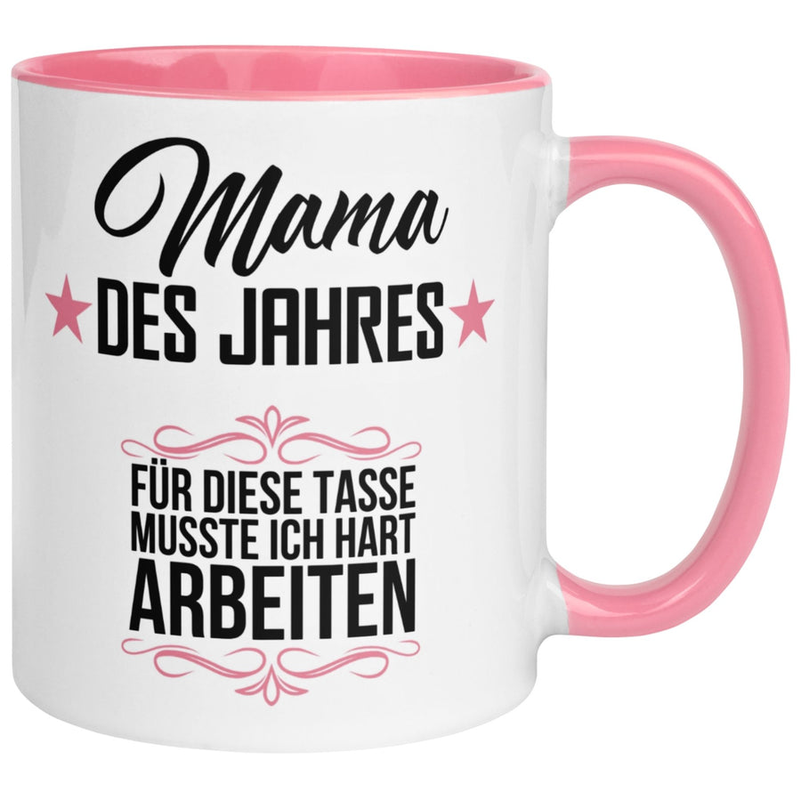 Tasse Mama – „Mama des Jahres“ – Geschenk Becher Geburtstag/Muttertag