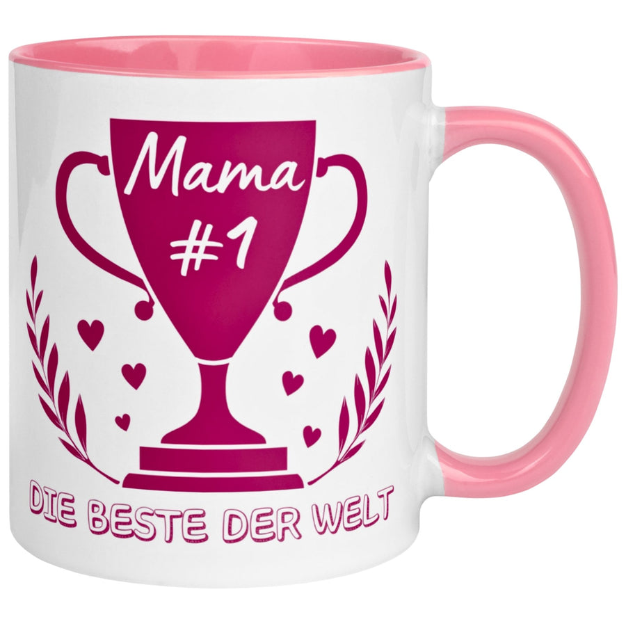 Tasse Mama – „Die Beste der Welt“ – Geschenk Becher Geburtstag Muttertag