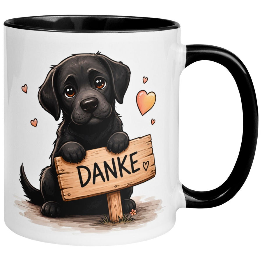 Tasse Danke – „Danke mit Herz und Pfote“ – Dankeschön Geschenke Becher
