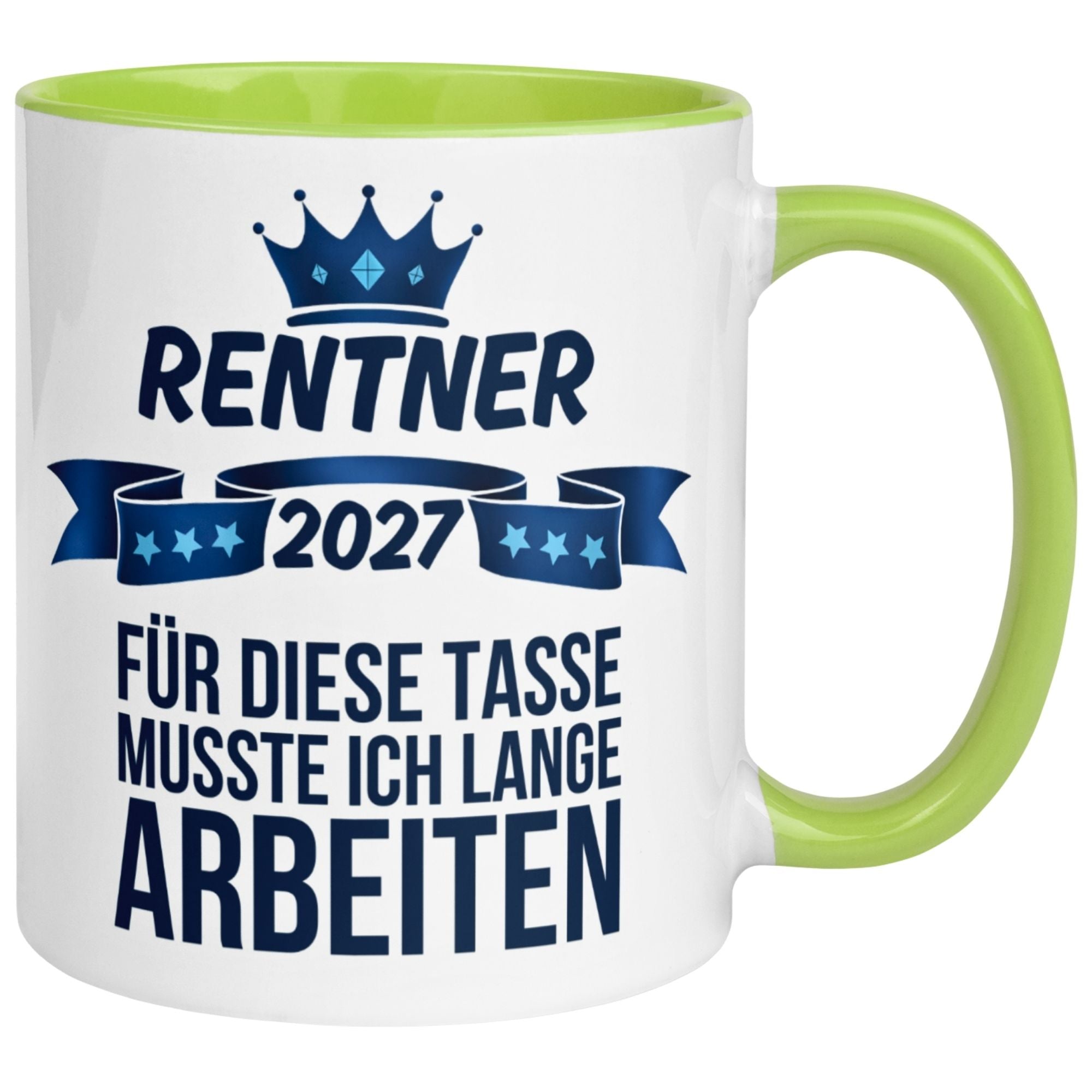 Tasse Rentner 2027 – „Für diese Tasse musste ich lange arbeiten“ – Rentenbeginn Mann