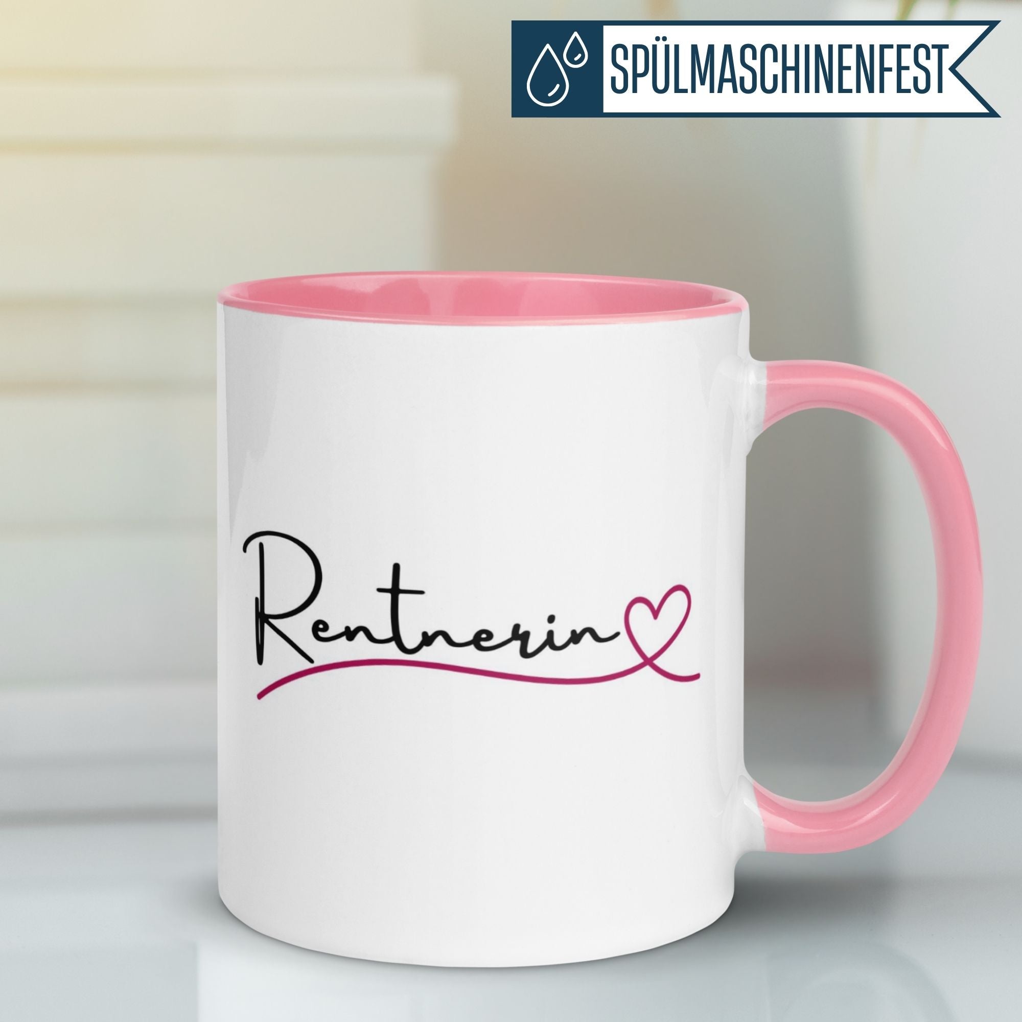 Rentnerin Tasse | Rentnerin mit Herz