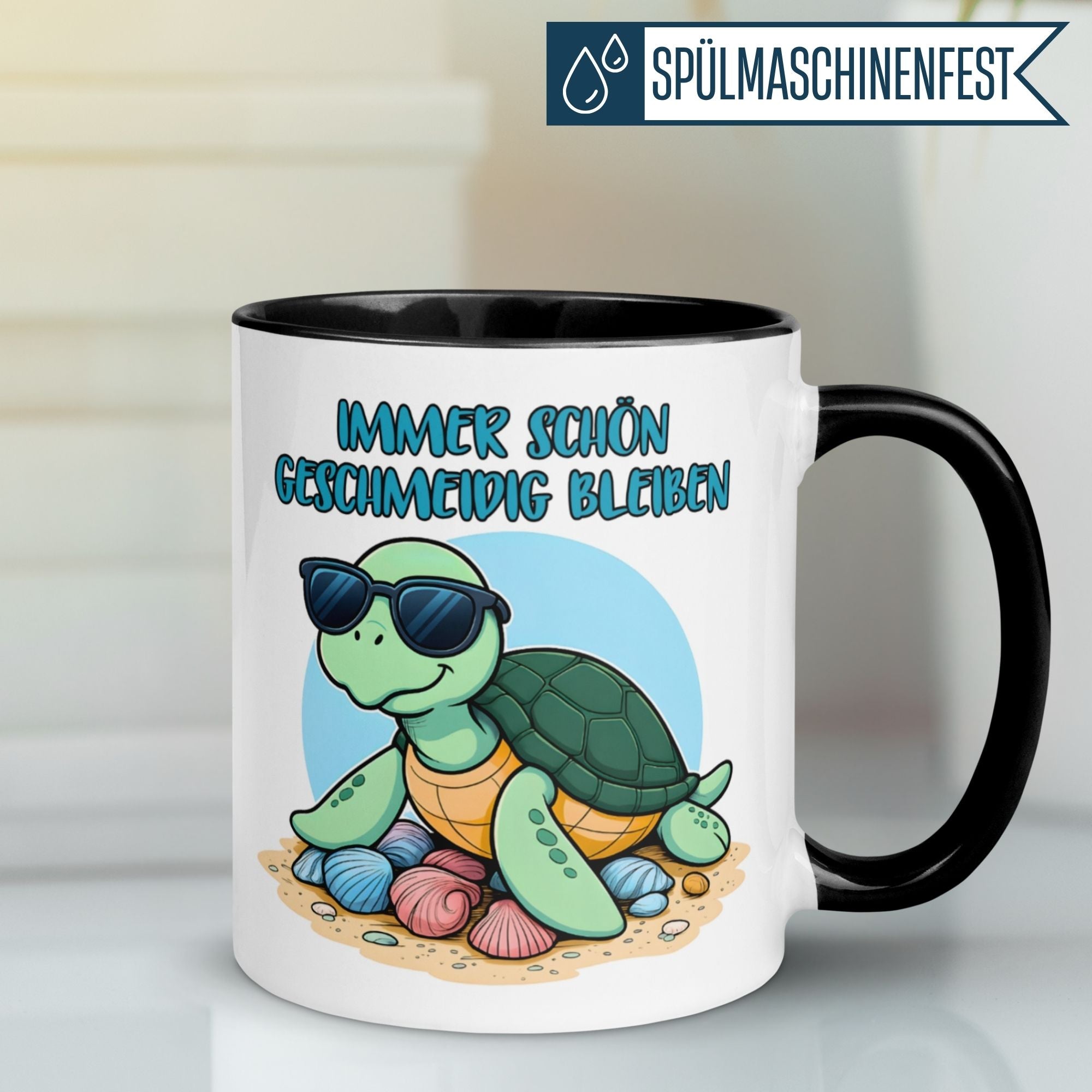 Schildkröte Tasse | Immer schön geschmeidig bleiben