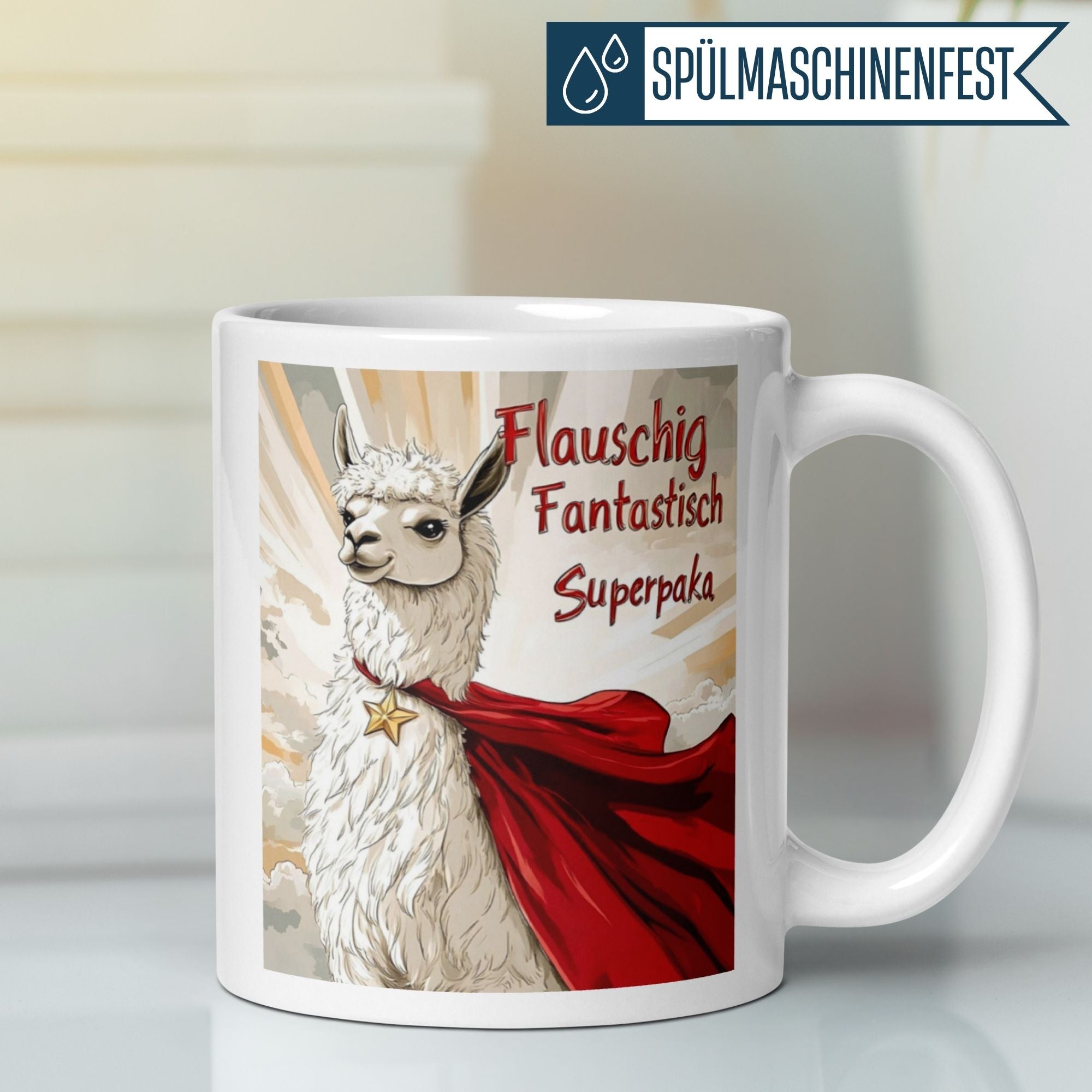 Momentals® Tasse | Alpaka & Spruch | Alpaka Superheld Superpaka