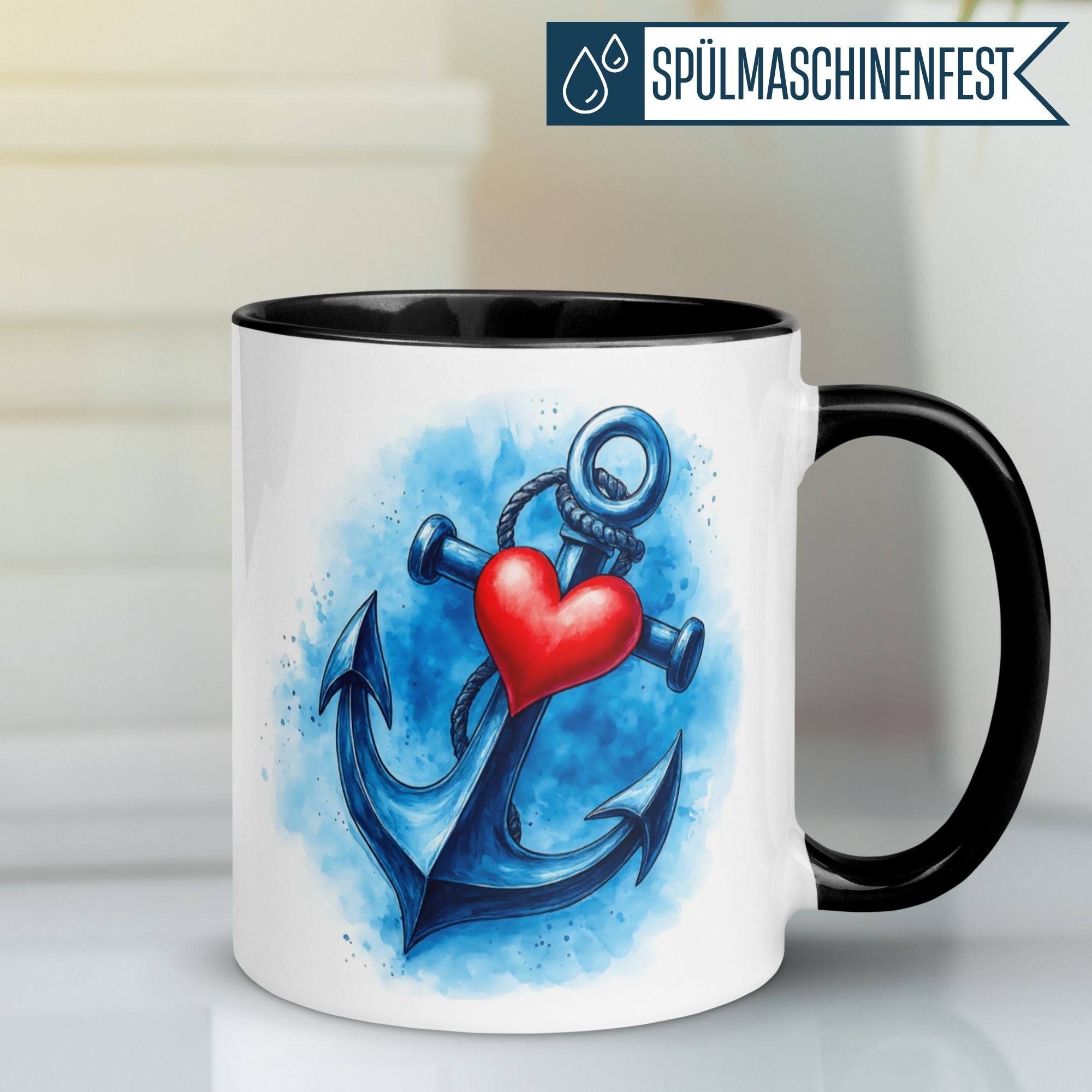 Momentals® Tasse Liebe | Anker & Verbundenheit | Mit dir bin ich fest verankert