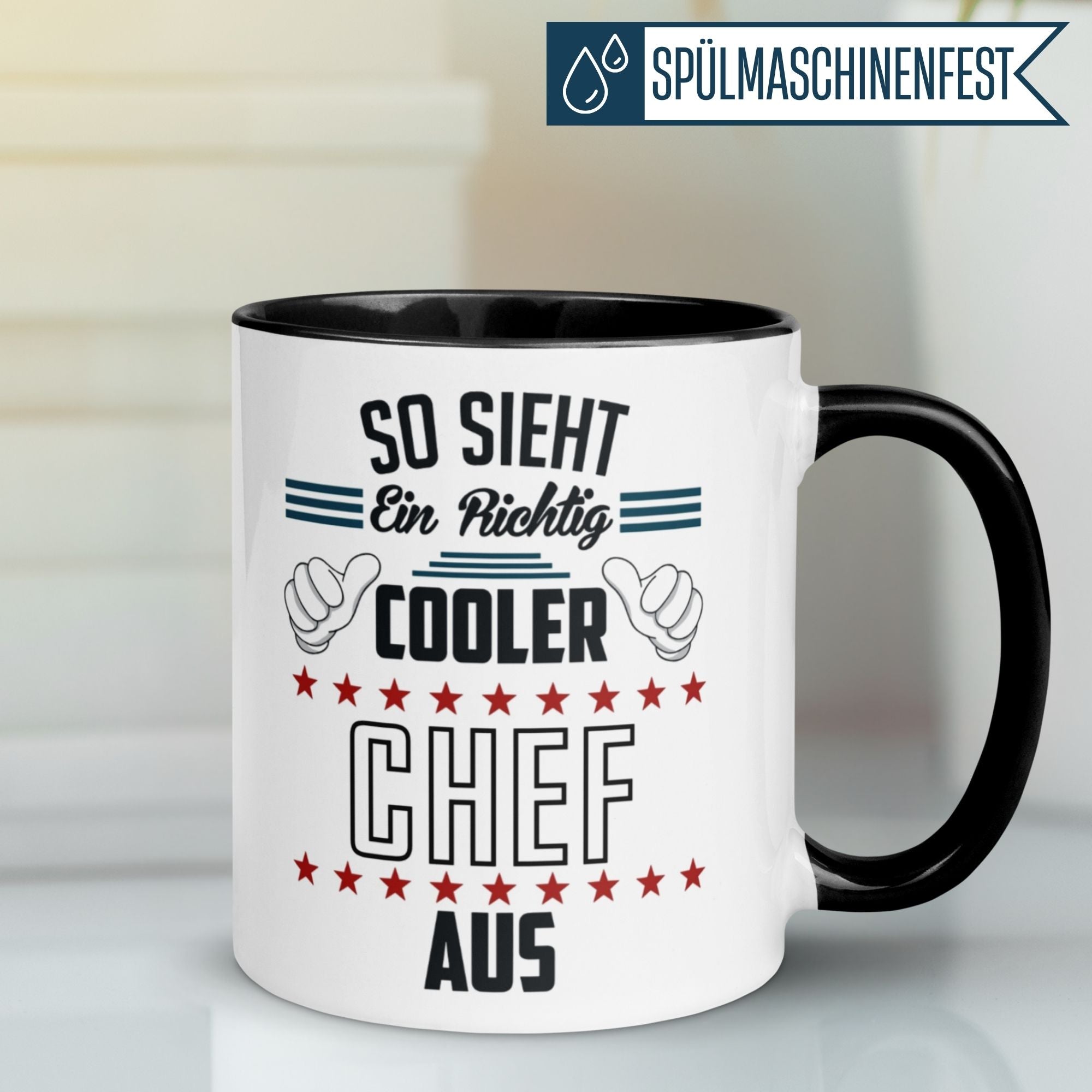 Tasse Chef | So sieht ein richtig cooler Chef aus