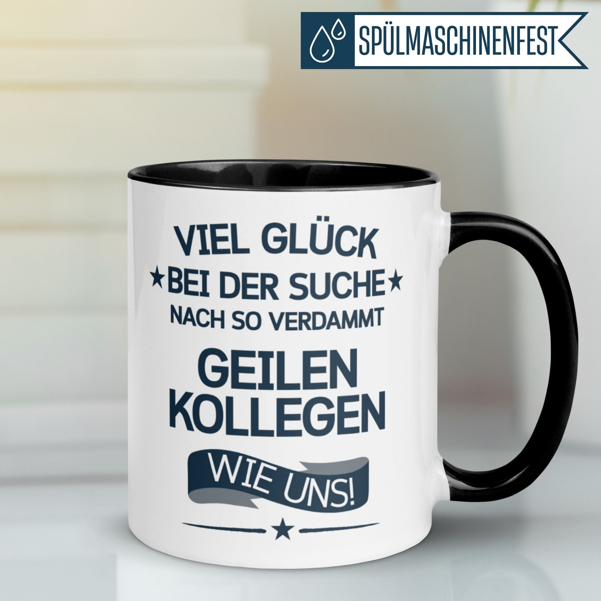 Momentals Tasse mit Spruch über Teamgeist und Wertschätzung für Kollegen. Ideal als Geschenk für Lieblingskollegen.