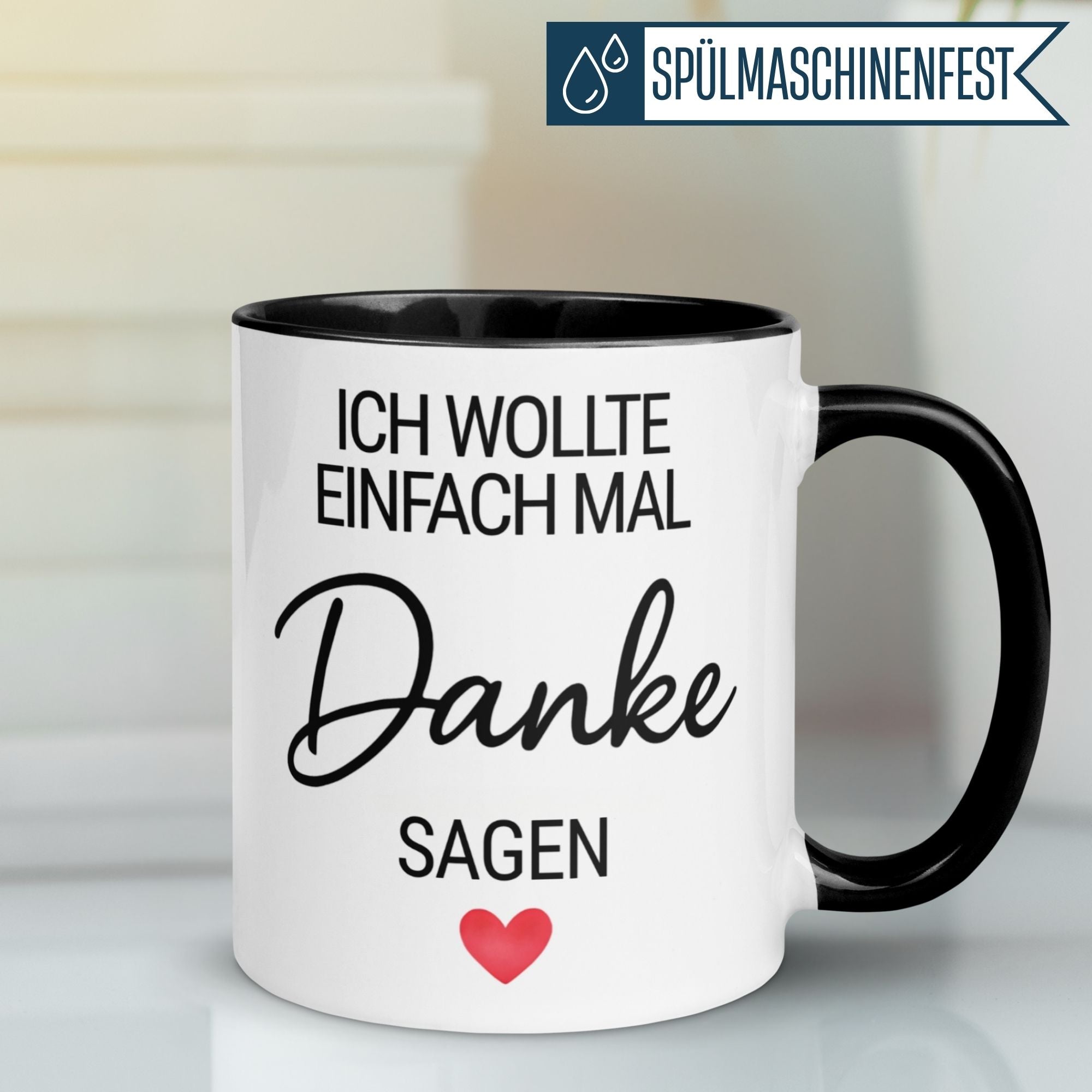 Dankeschön Tasse | Ich wollte einfach mal Danke sagen