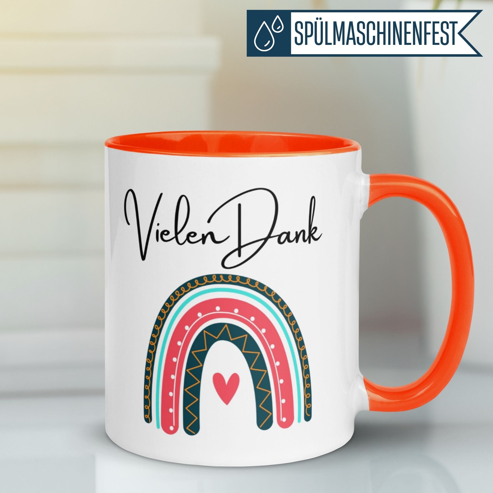 Momentals® Tasse Dankeschön | Herz & Spruch | Vielen Dank