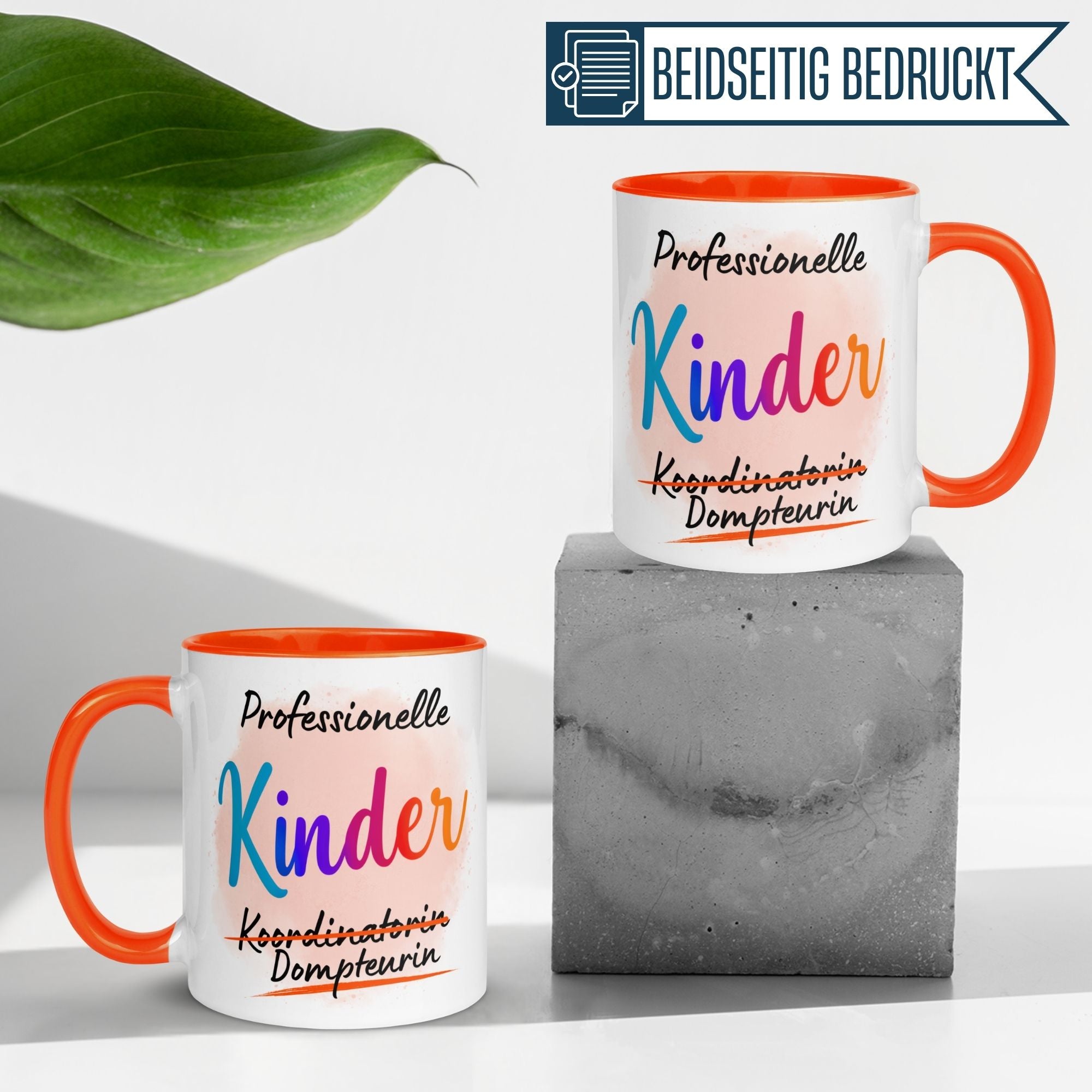 Tasse Mama – „Professionelle Kinder Dompteurin“ – Beste Mama Geschenk Becher