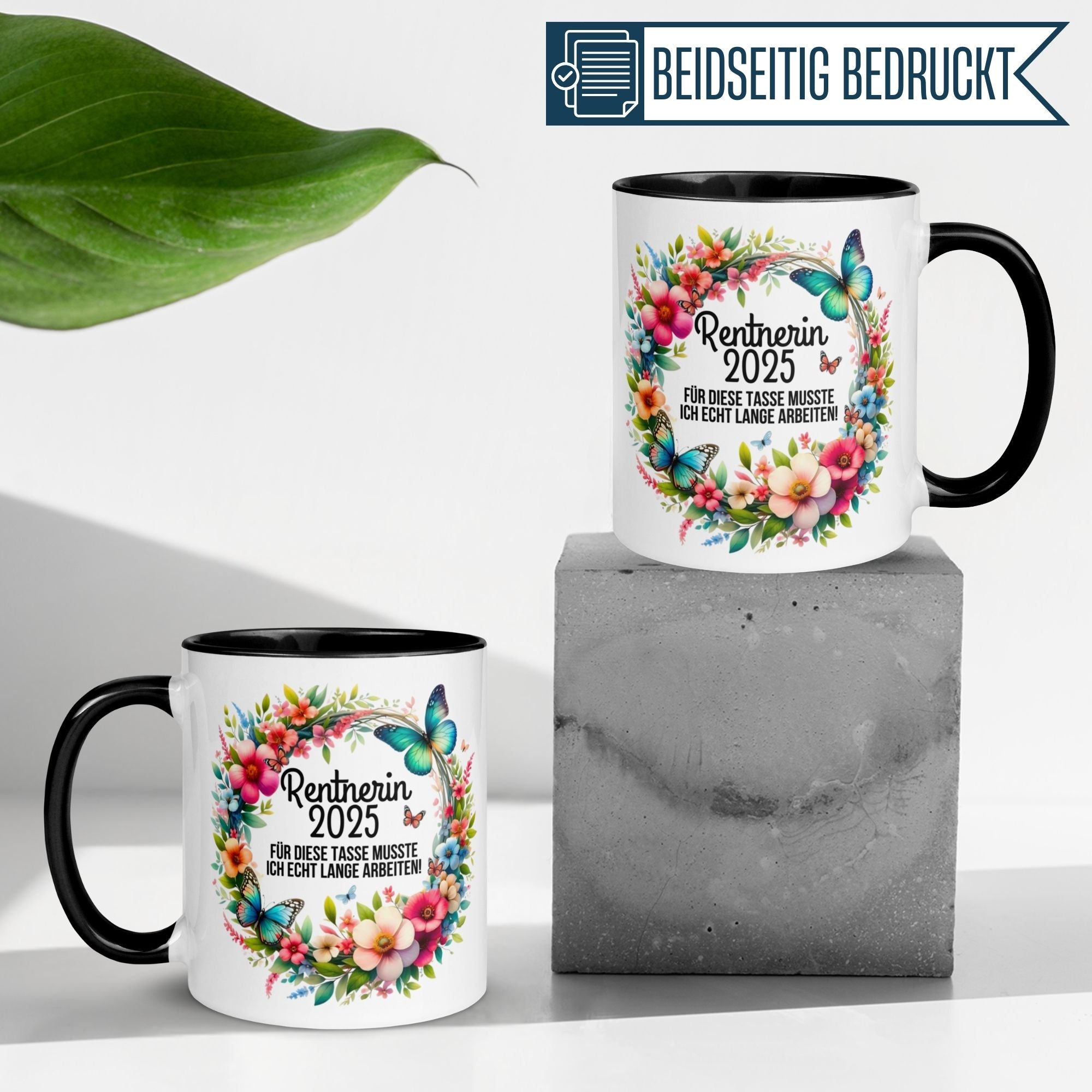 Tasse Rente | Rentnerin & Renteneintritt | Rentnerin 2025 -  Für die Tasse musste ich lange arbeiten