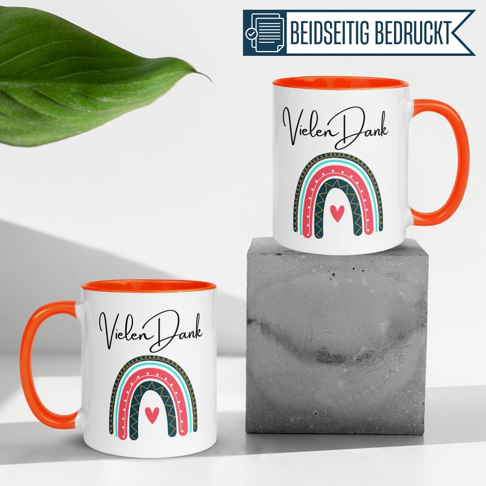 Momentals® Tasse Dankeschön | Herz & Spruch | Vielen Dank