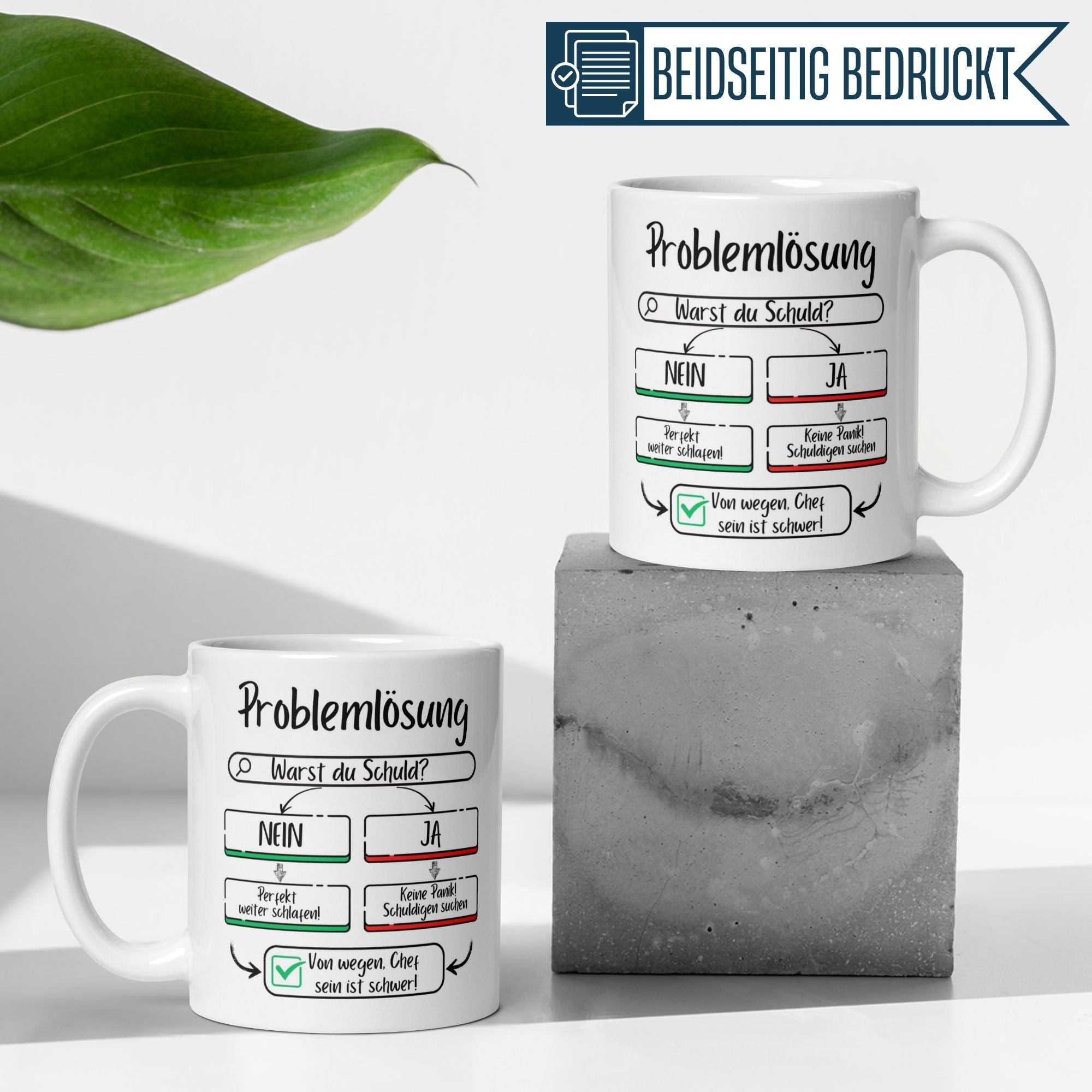Momentals® Tasse Chef | Problemlösung & Flowchart | Von wegen Chef sein ist schwer
