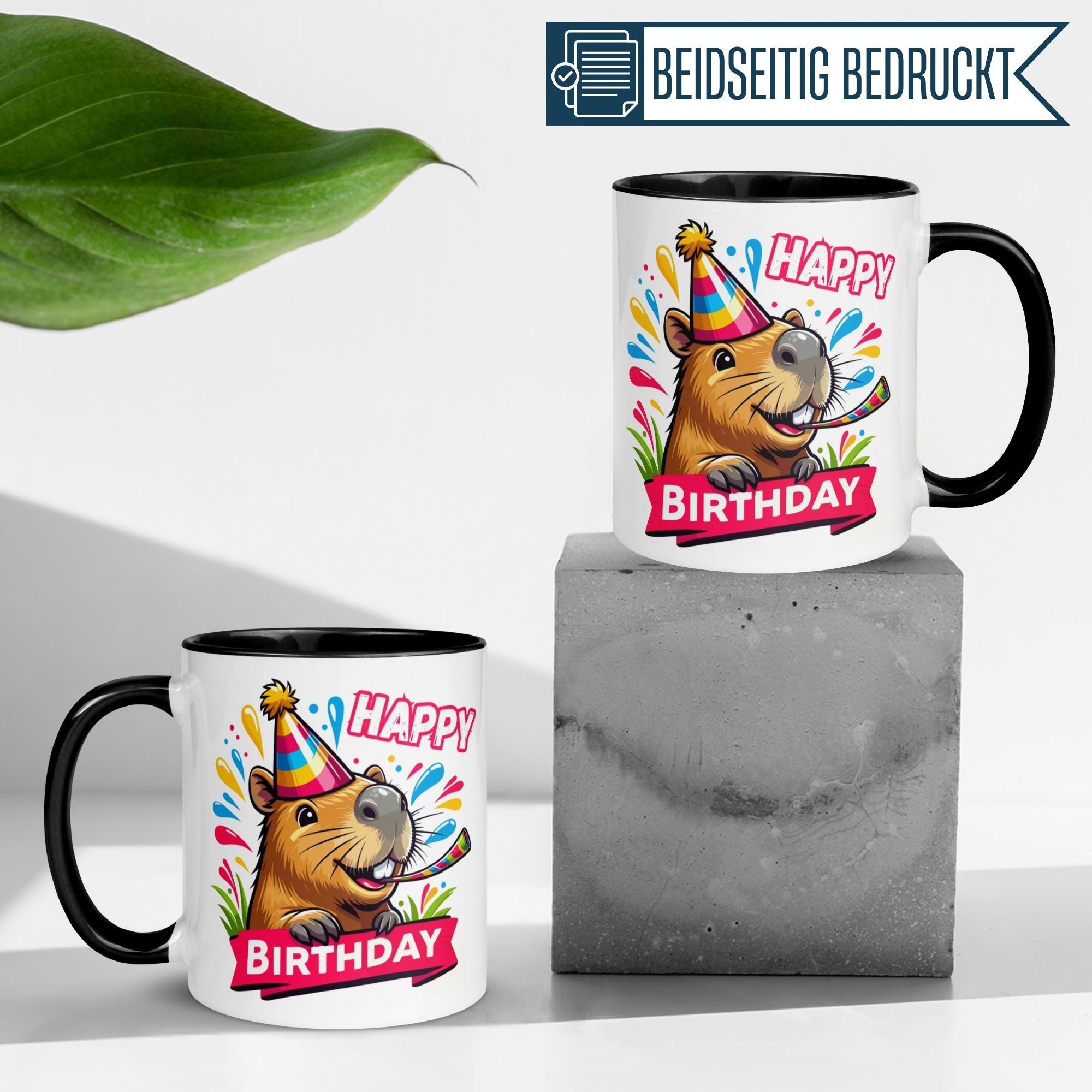 Geburtstag Tasse | Happy Birthday - Capybara Party
