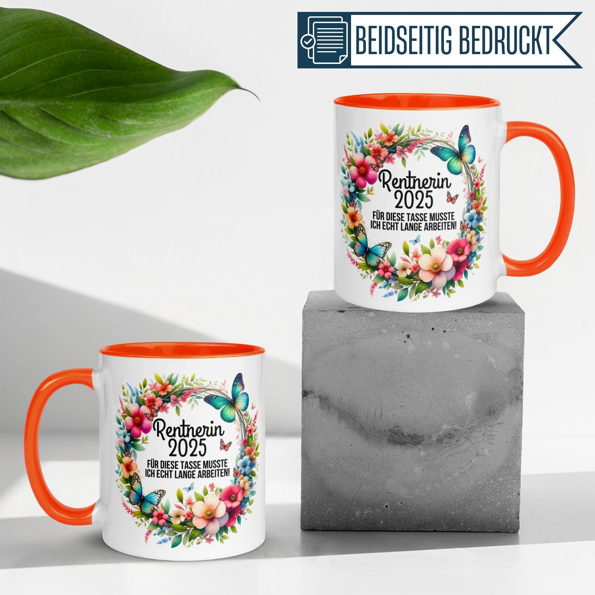 Tasse Rente | Rentnerin & Renteneintritt | Rentnerin 2025 -  Für die Tasse musste ich lange arbeiten