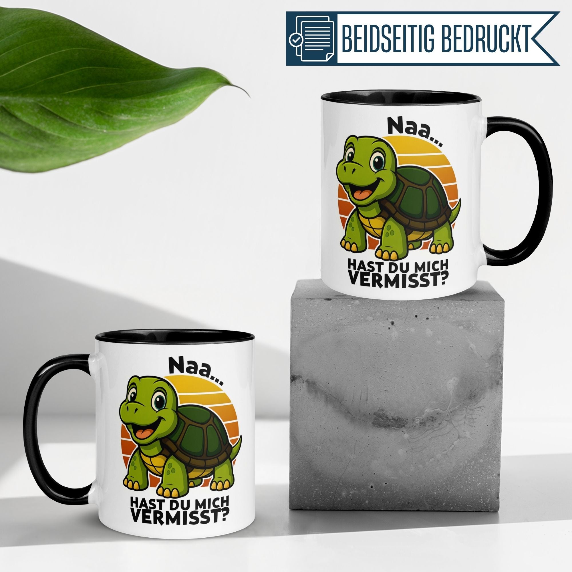 Schildkröte Tasse | Naa - hast du mich vermisst?