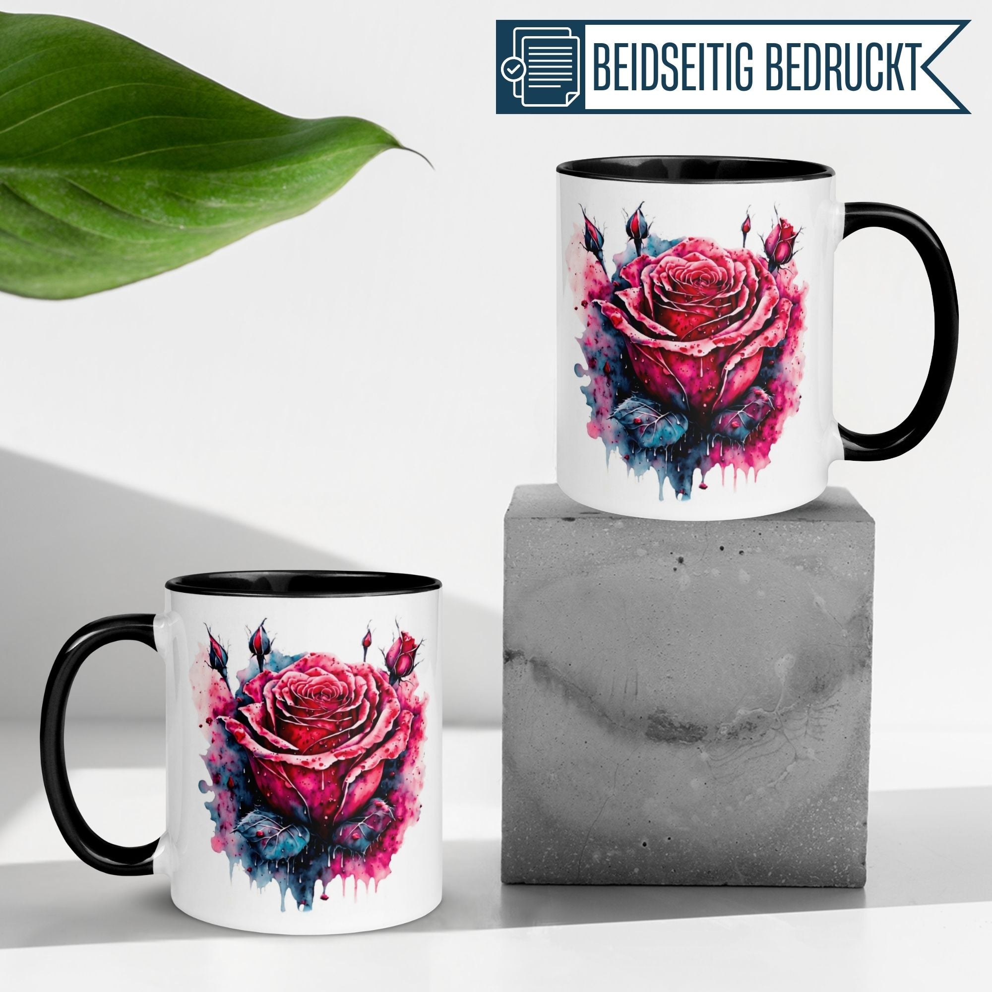 Momentals® Tasse Liebe | Amour & Rose | Sprache der Liebe