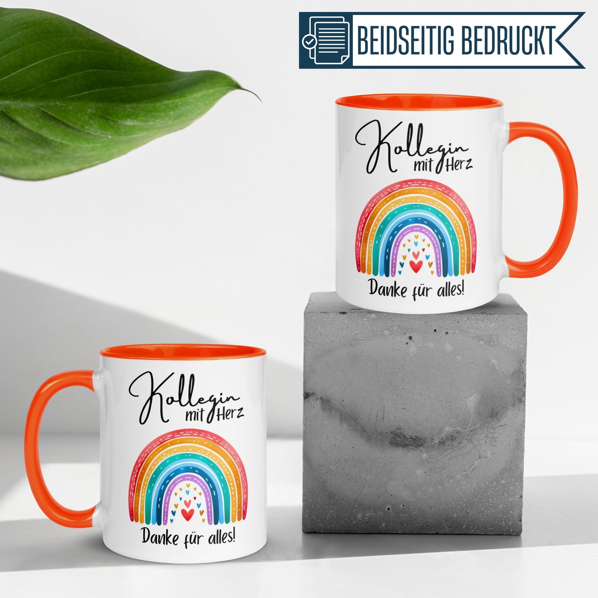 Momentals® Tasse Kollegin | Herz & Spruch | Kollegin mit Herz