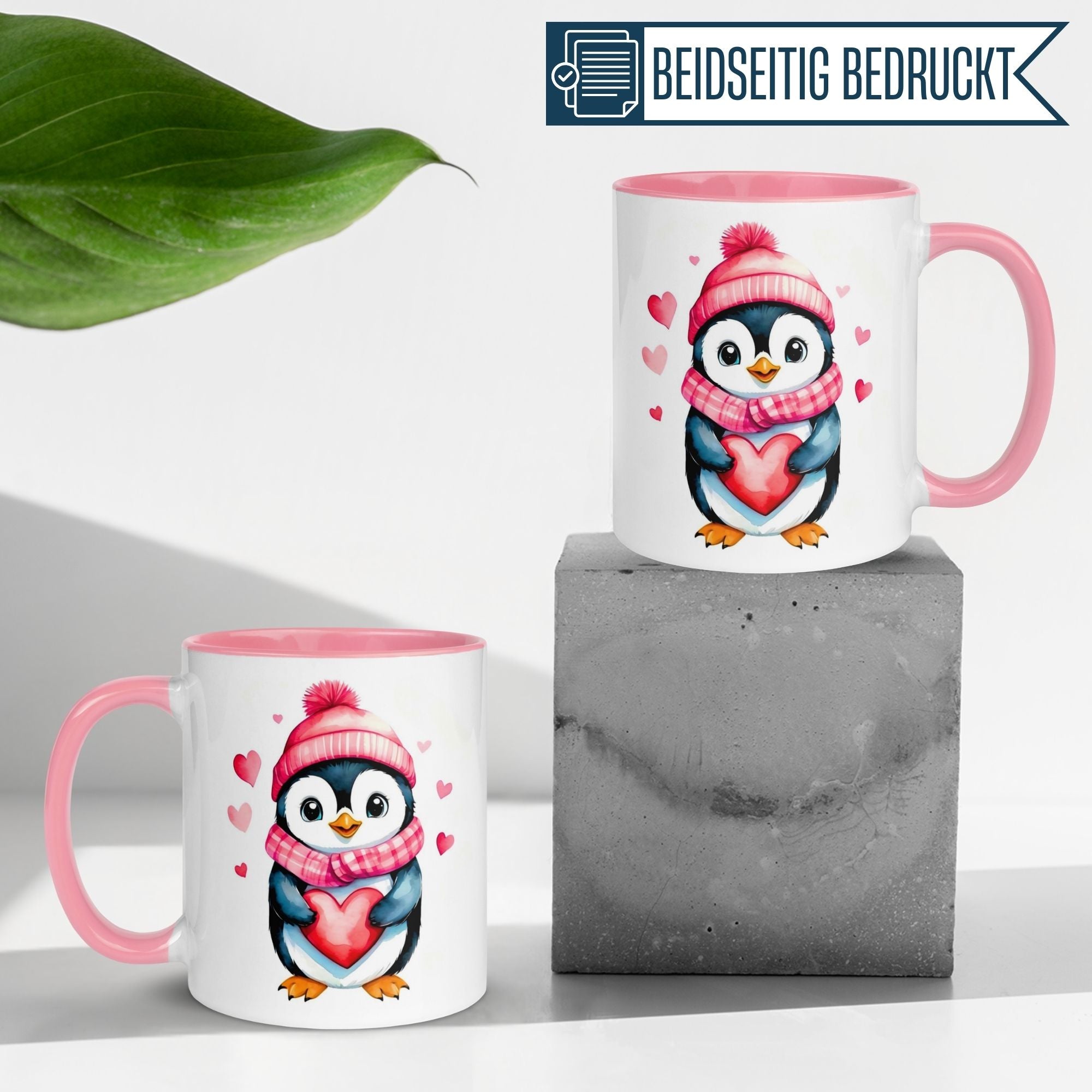 Momentals® Tasse | Pinguin & Spruch | Love me – I am cute