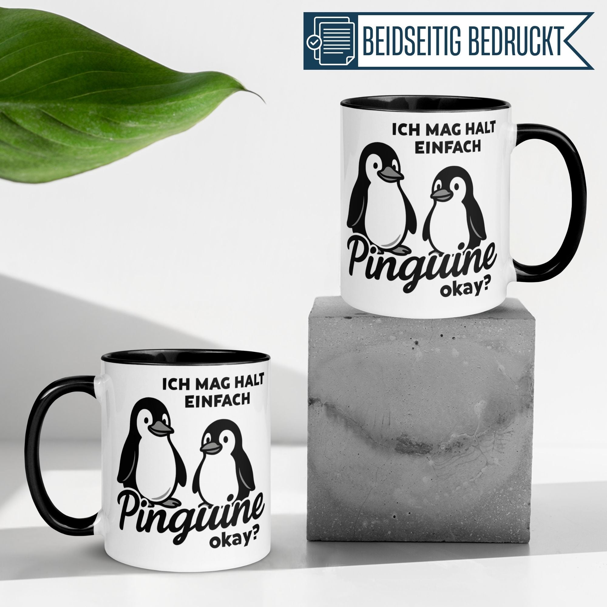 Pinguin Tasse | Ich mag halt einfach Pinguine - okay