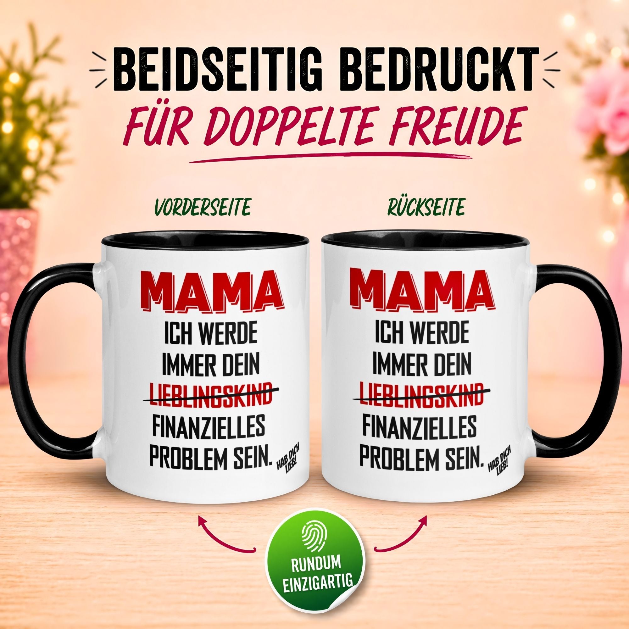 Tasse Mama – „Für immer dein finanzielles Problem“ – Beste Mama Geschenk Muttertag