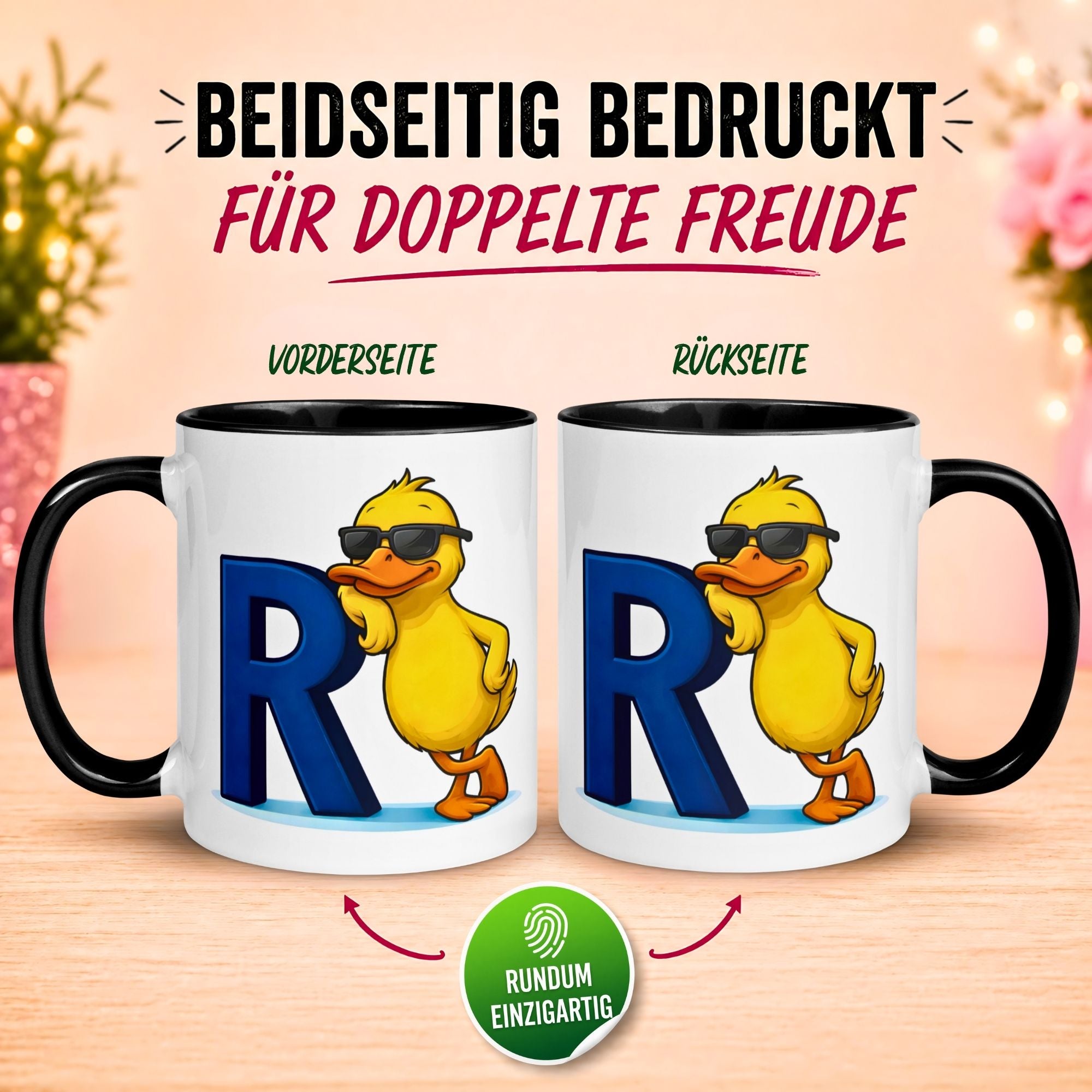Tasse Rente – „R + Ente = Rente“ – Renteneintritt Geschenk Männer Frauen