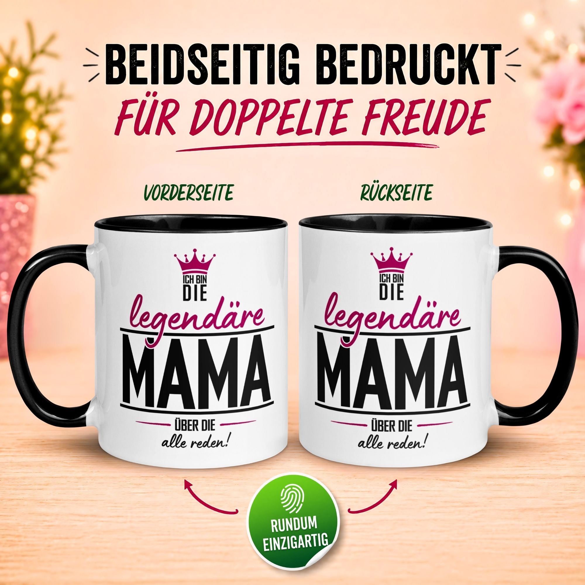 Tasse Mama – „Ich bin die legendäre“ – Beste Mama Geschenk Becher zum Muttertag