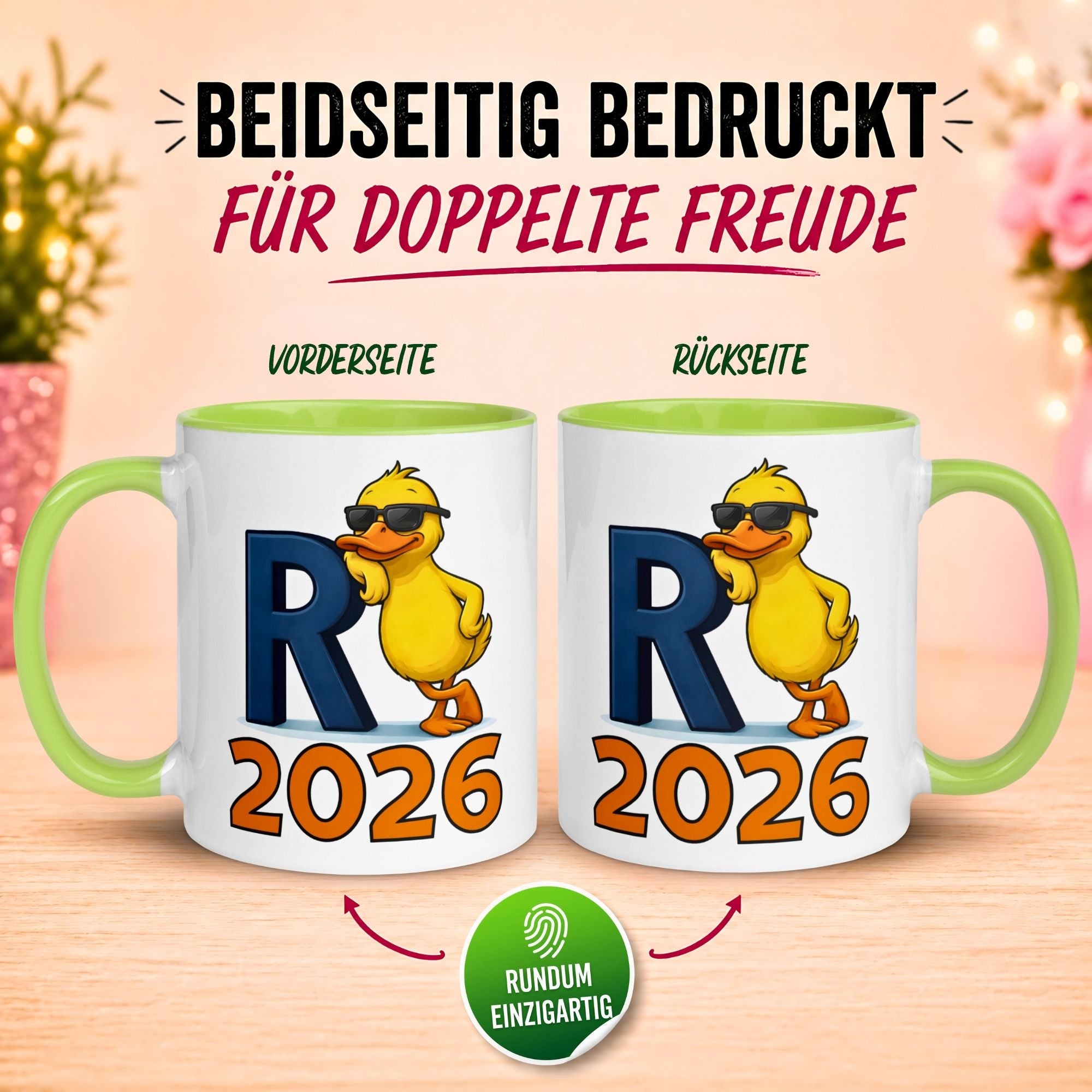 Tasse Rente – „R steht für Rente“ – Renteneintritt Geschenk Mann Frau